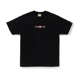 A Bathing Ape Japan Fan Tee Black Multi