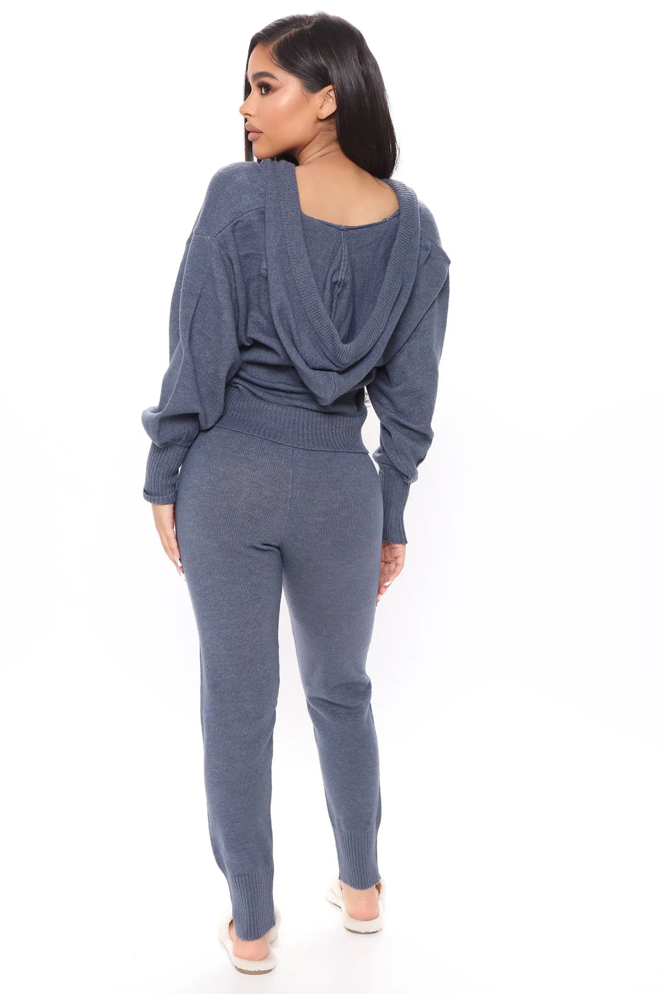 Believe Me Sweater Jogger Set - Teal