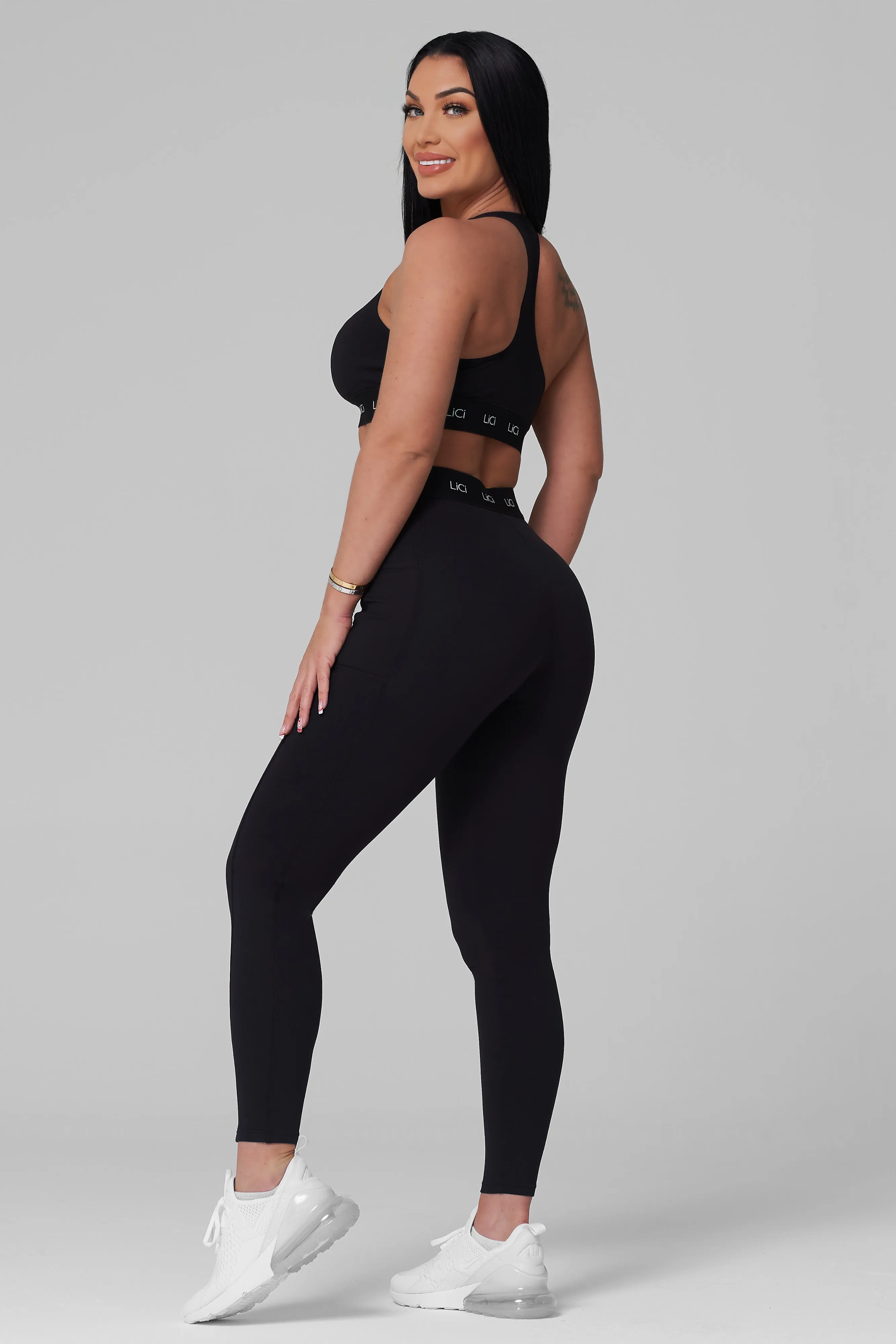 Black Cozy Sport Legging