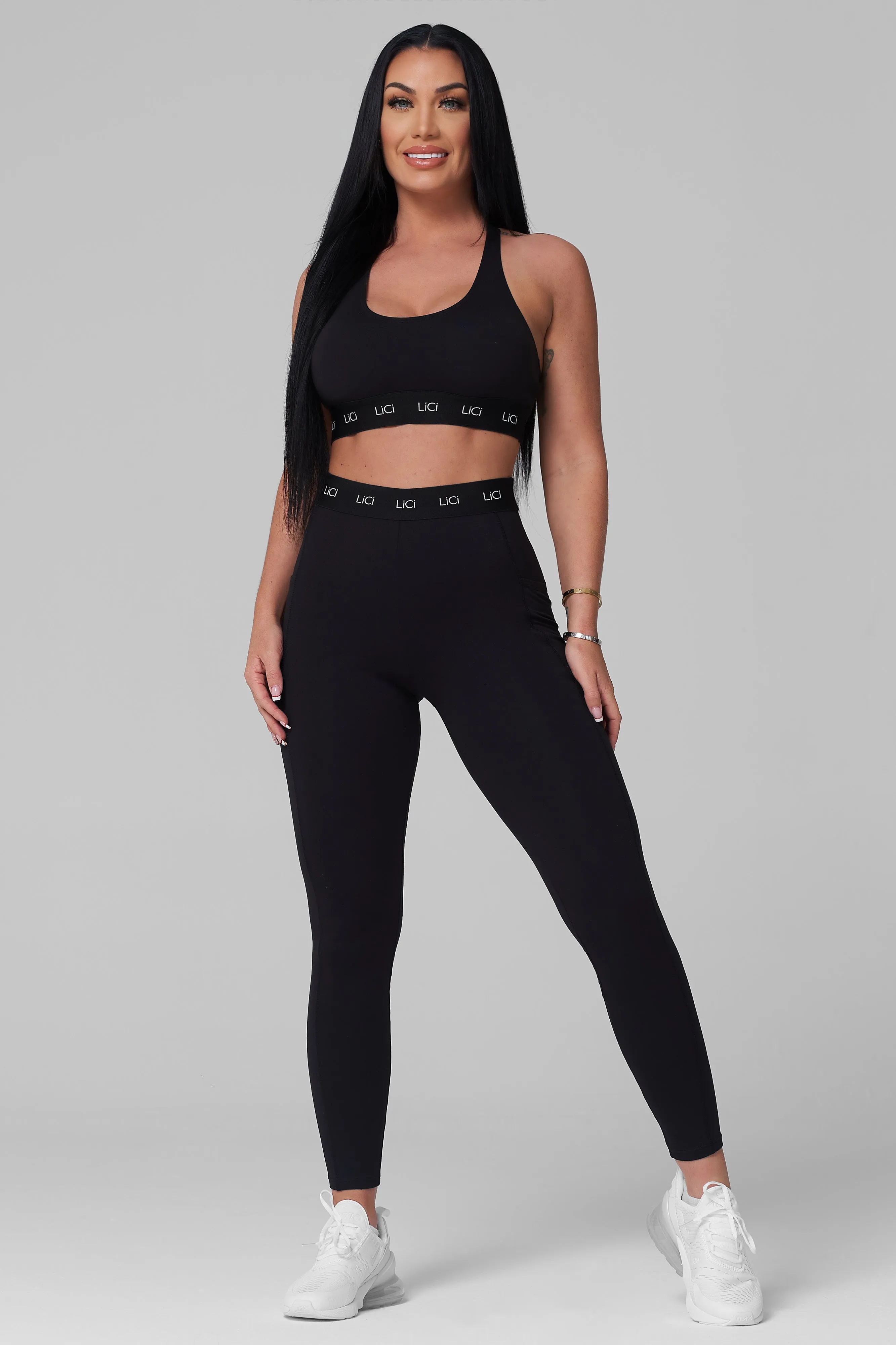 Black Cozy Sport Legging