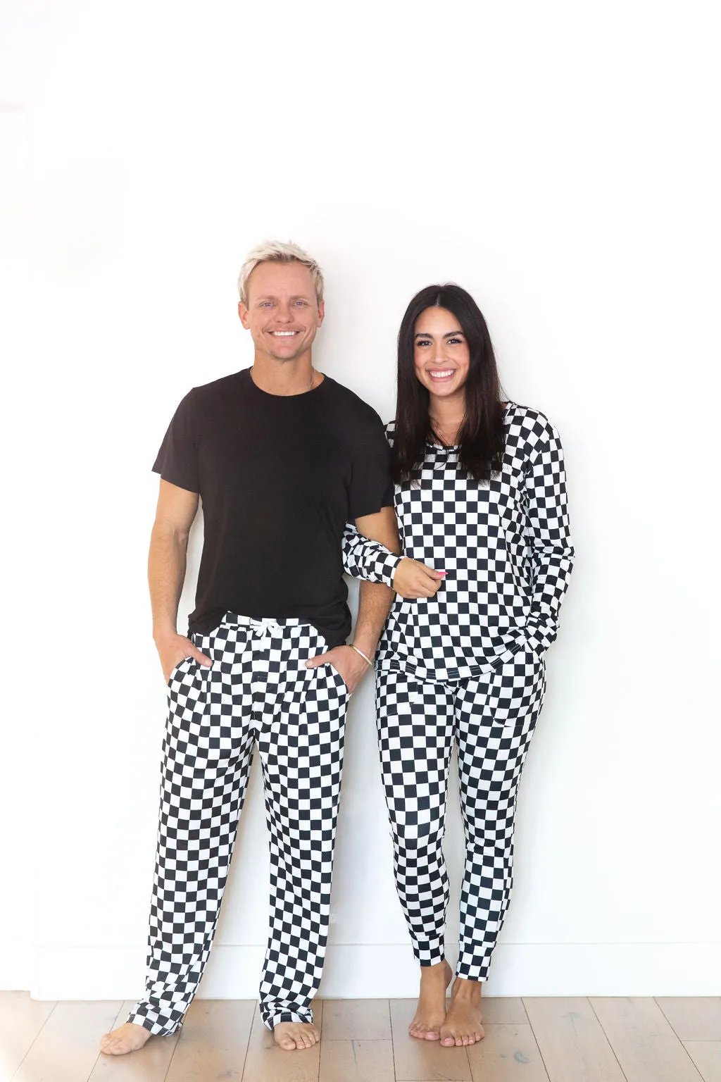 BLACK   WHITE CHECKER | MEN'S PANTS