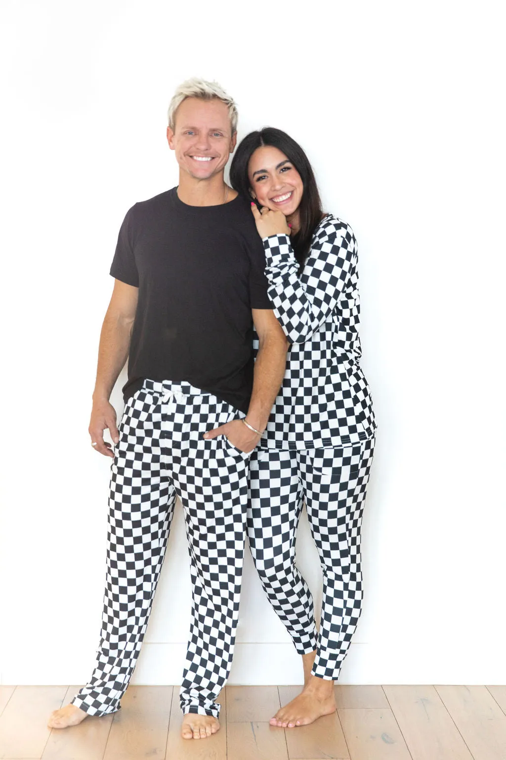 BLACK   WHITE CHECKER | MEN'S PANTS