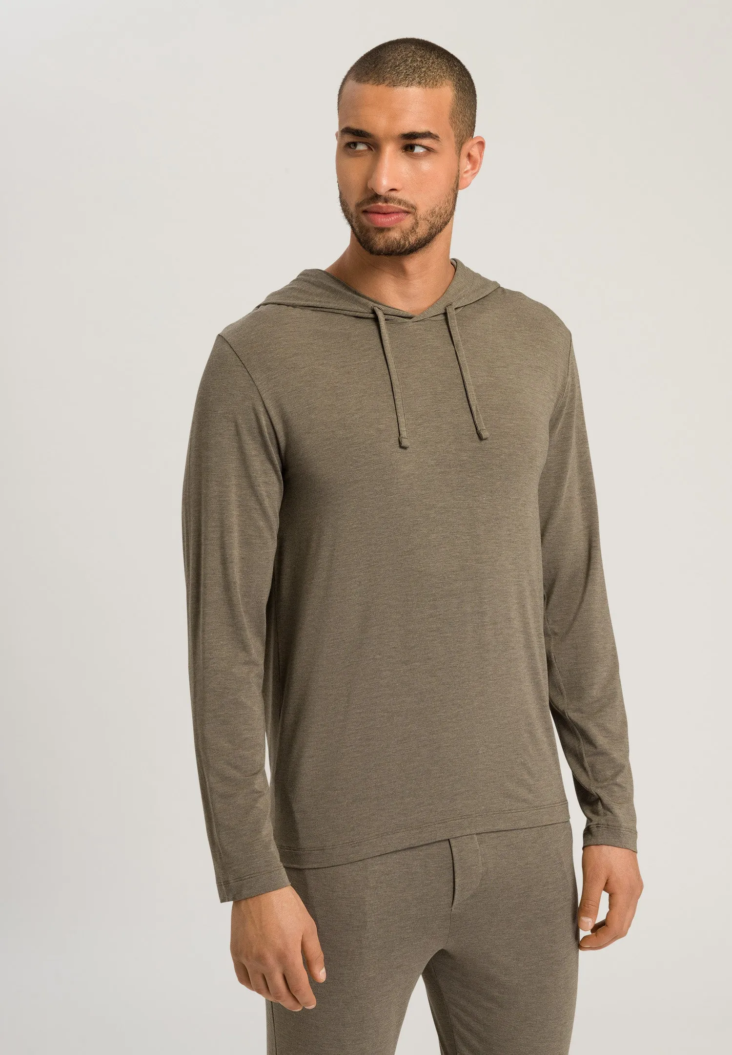 Casuals Soft Tailored Hoodie | Dark Elmwood Melange 75990-1267