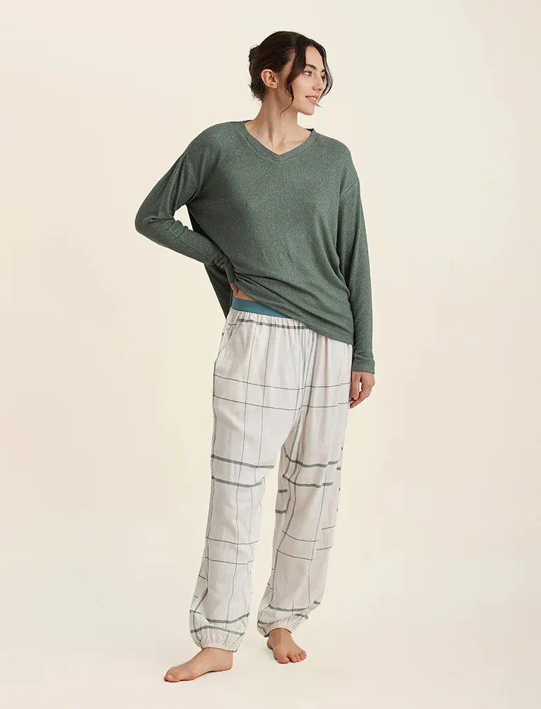 Comfy Plaid Jogger