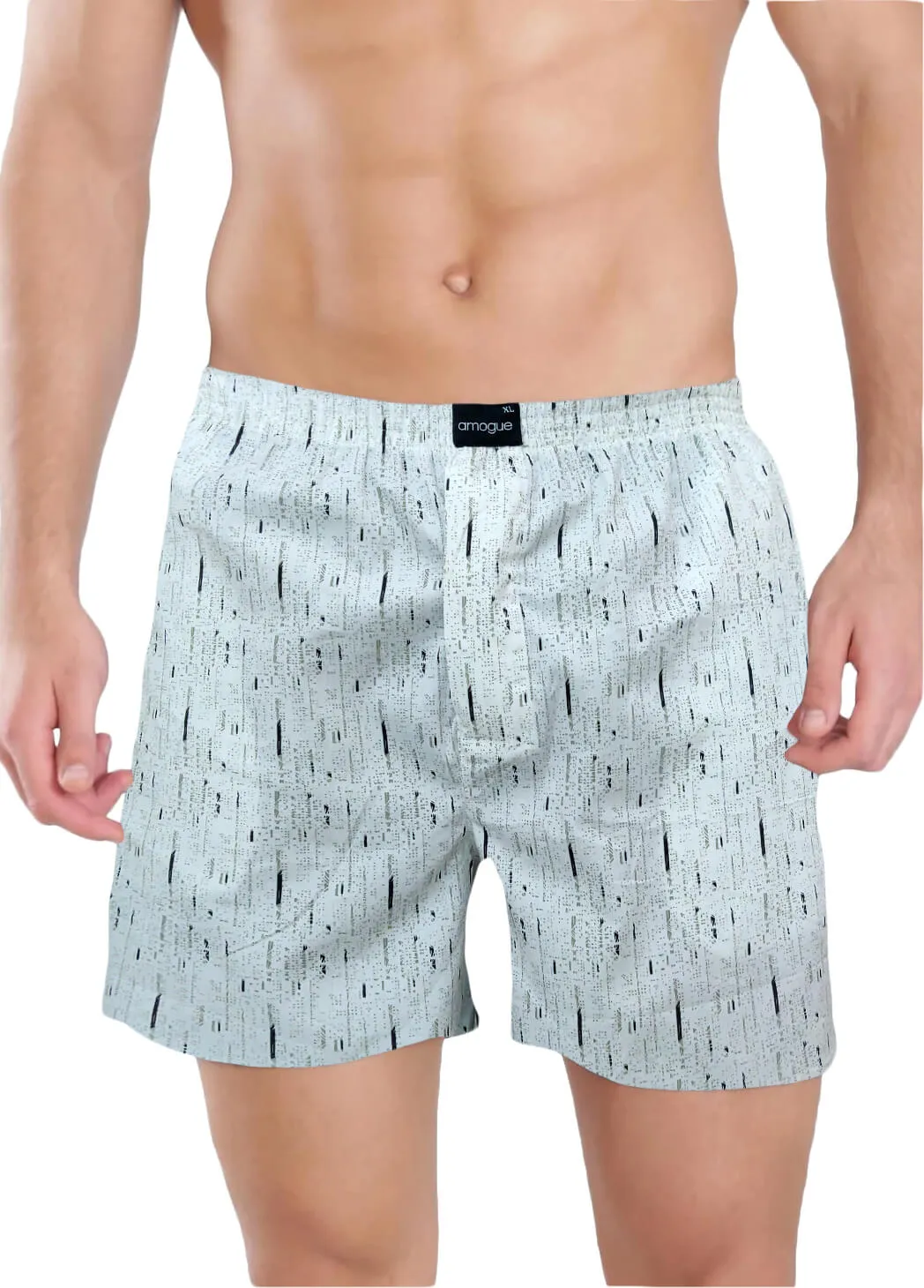 Cream Yellow Navy Funky Printed Boxers Combo