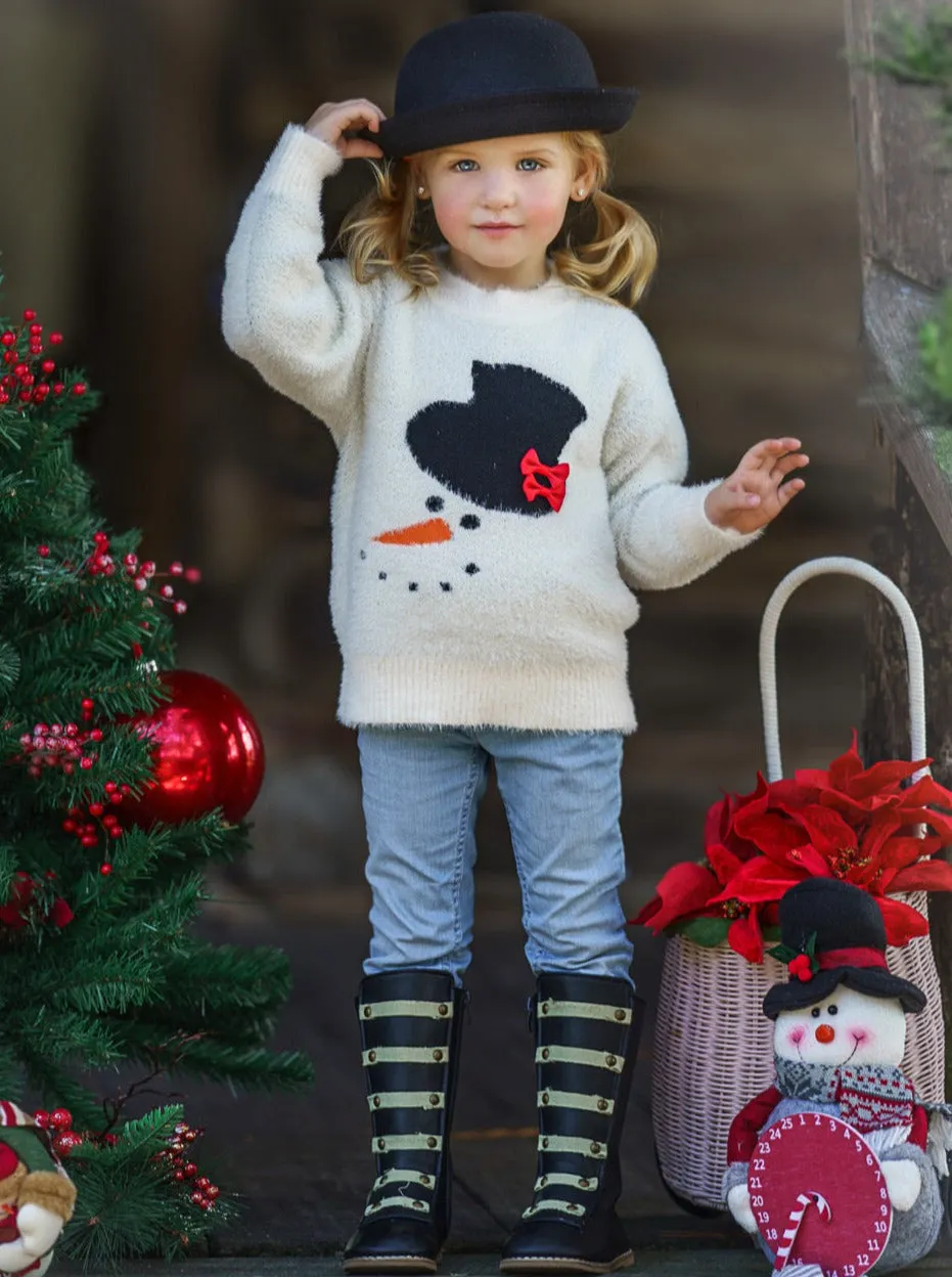 Frosty the Snowman Fuzzy Sweater