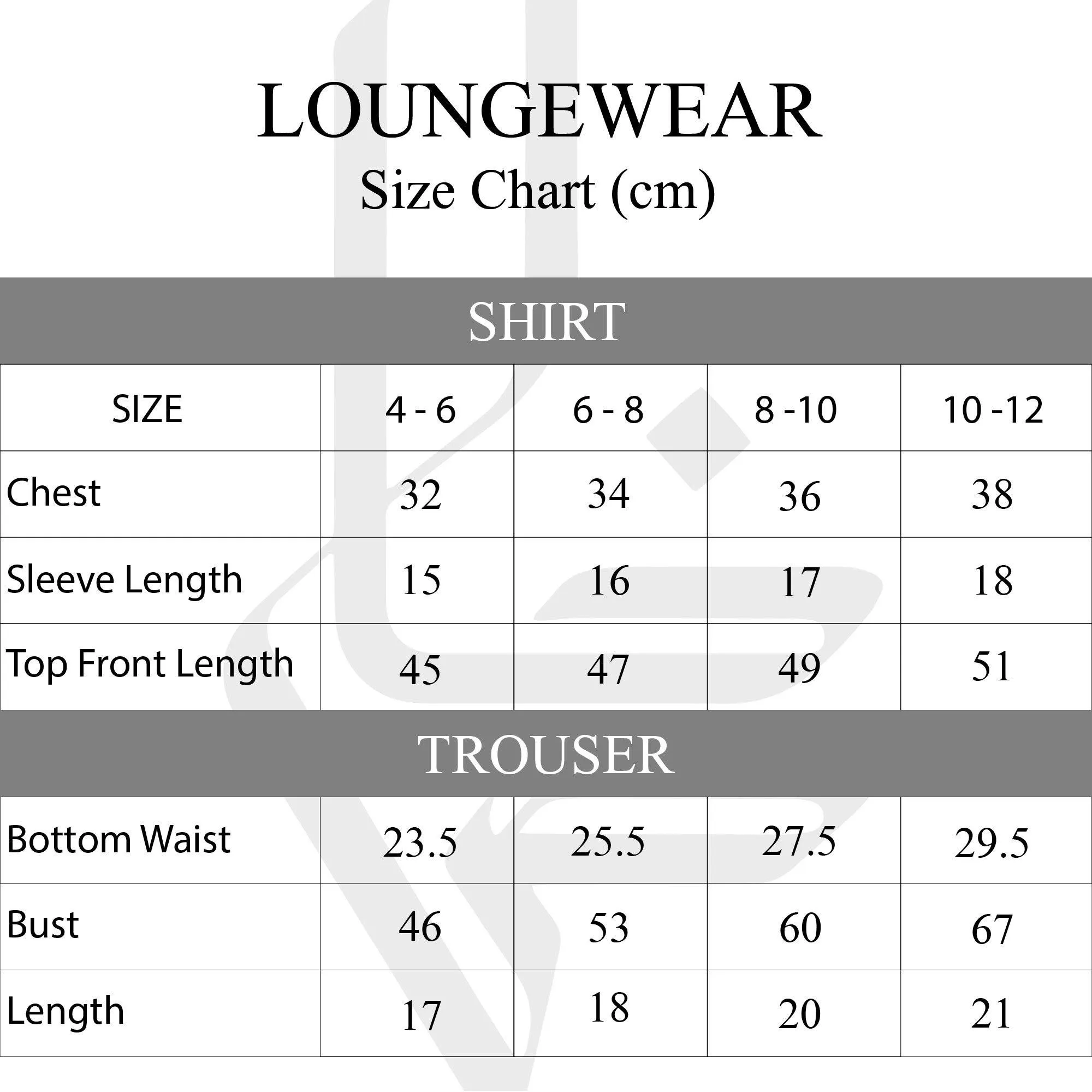 GIRL'S LOUNGEWEAR LW-007