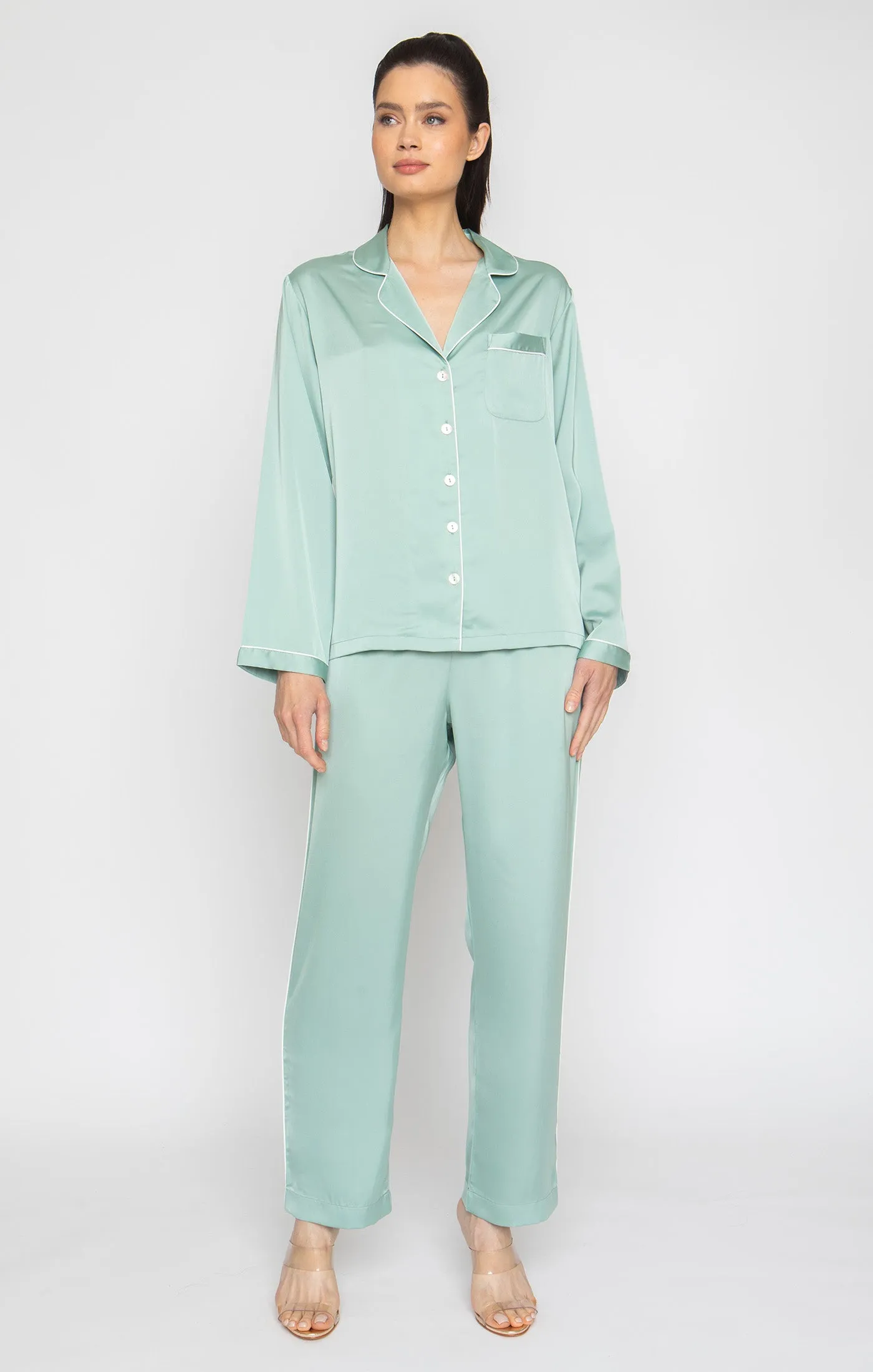 Green Tea Long PJ Set