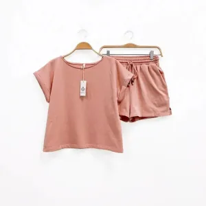 Hemp Two-Piece Shorts Loungewear Set