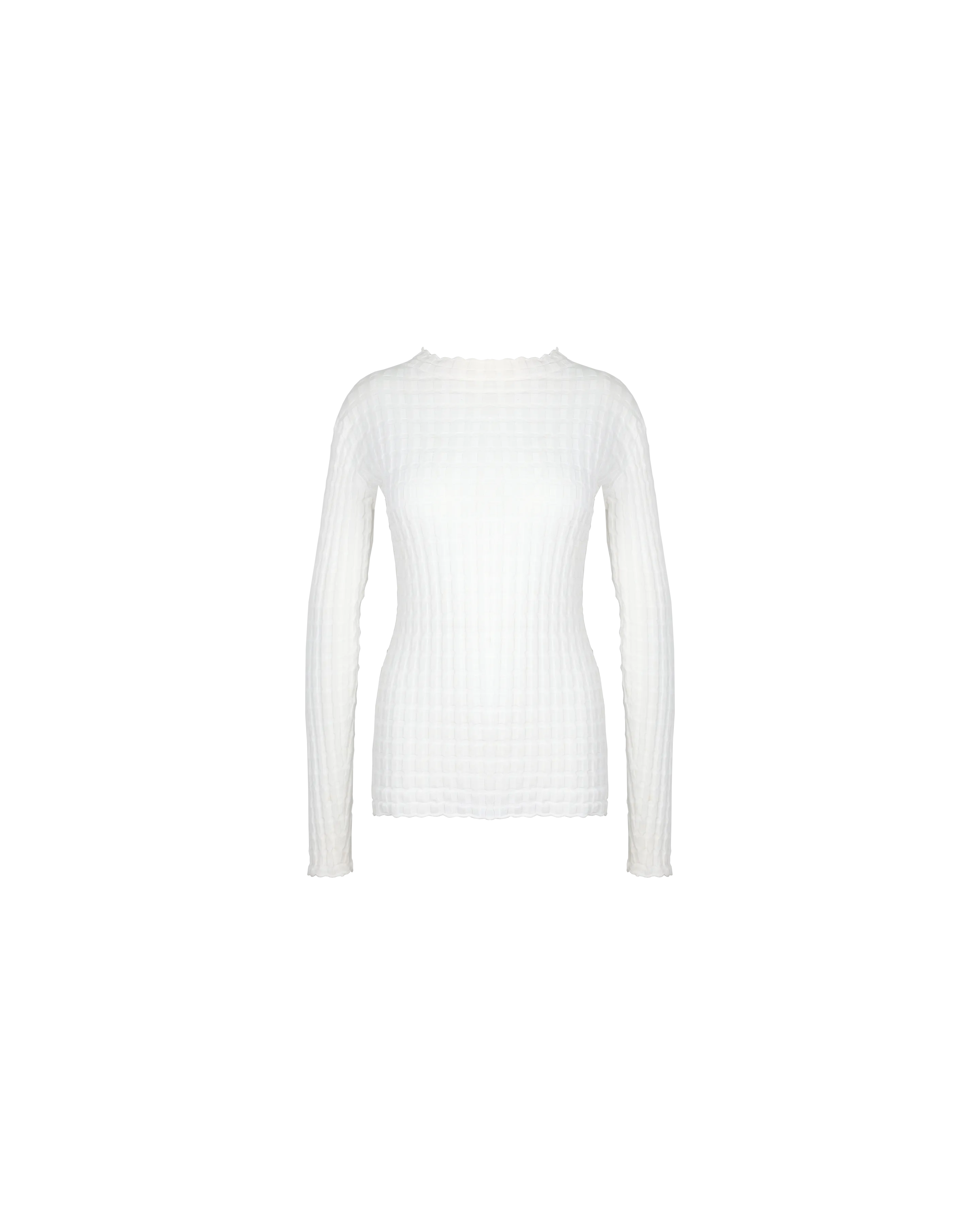 HONEYCOMB LONG SLEEVE IVORY