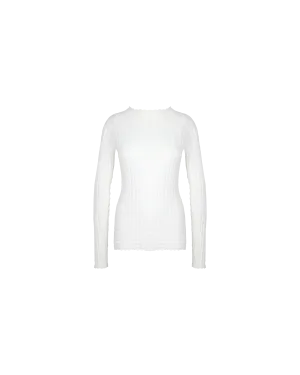 HONEYCOMB LONG SLEEVE IVORY