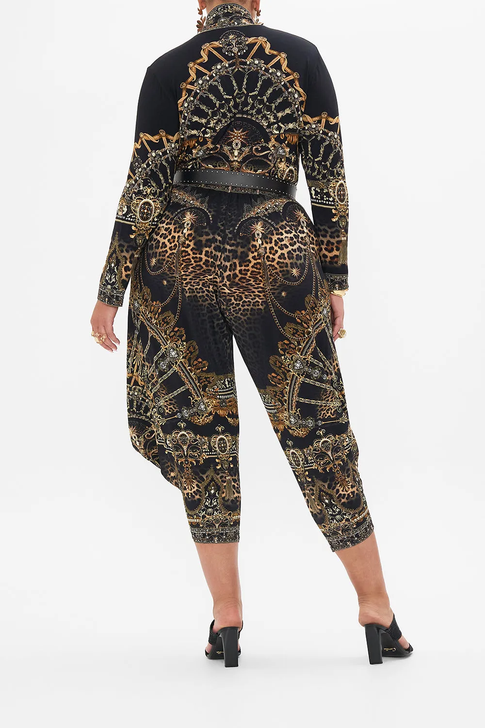 JERSEY DRAPE PANT WITH POCKET MASKED AT MOONLIGHT