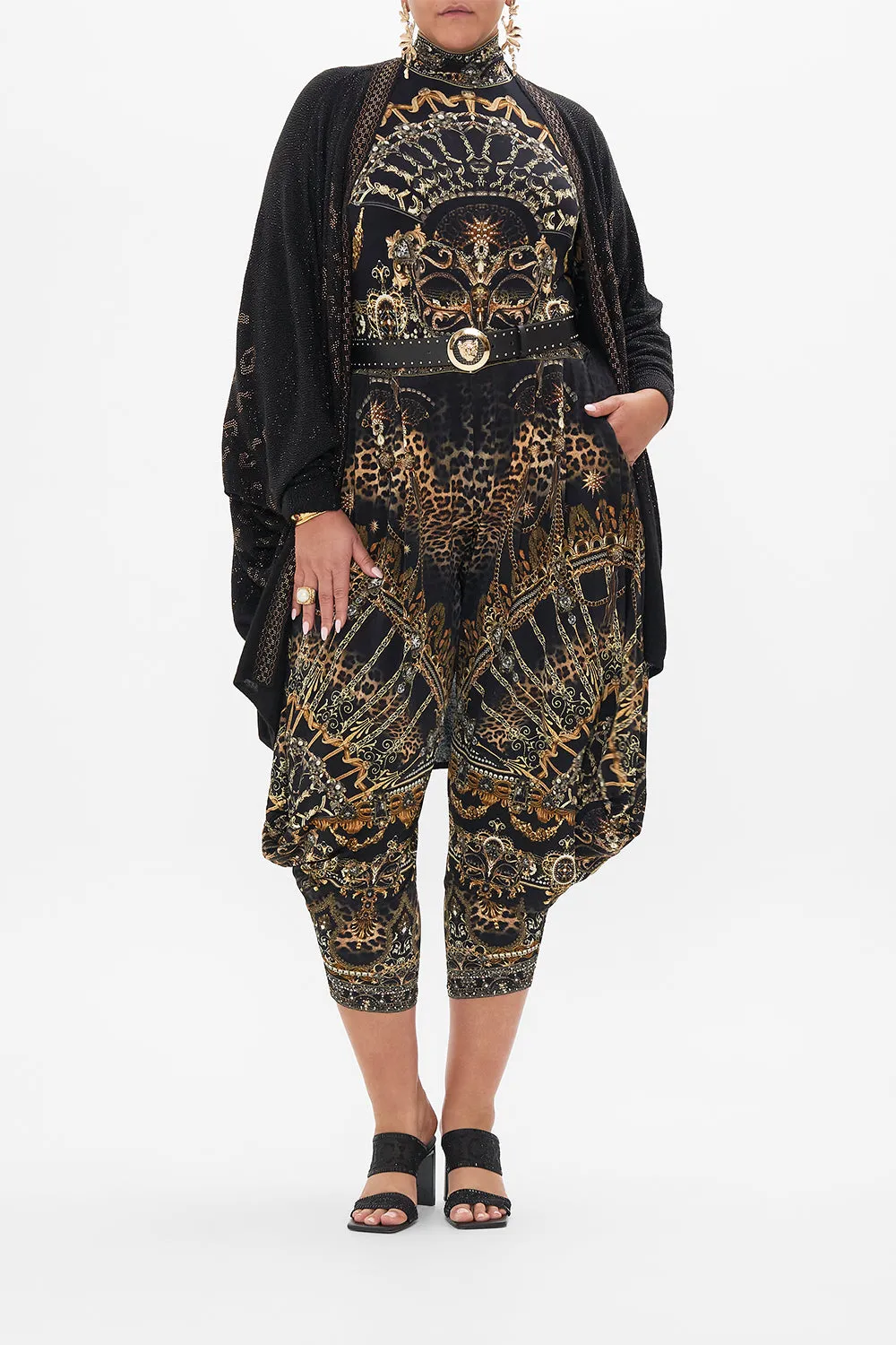 JERSEY DRAPE PANT WITH POCKET MASKED AT MOONLIGHT