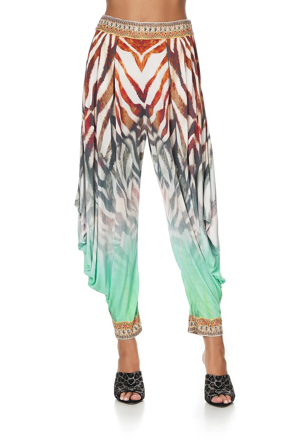 JERSEY DRAPE PANT WITH POCKET SAVANNAH