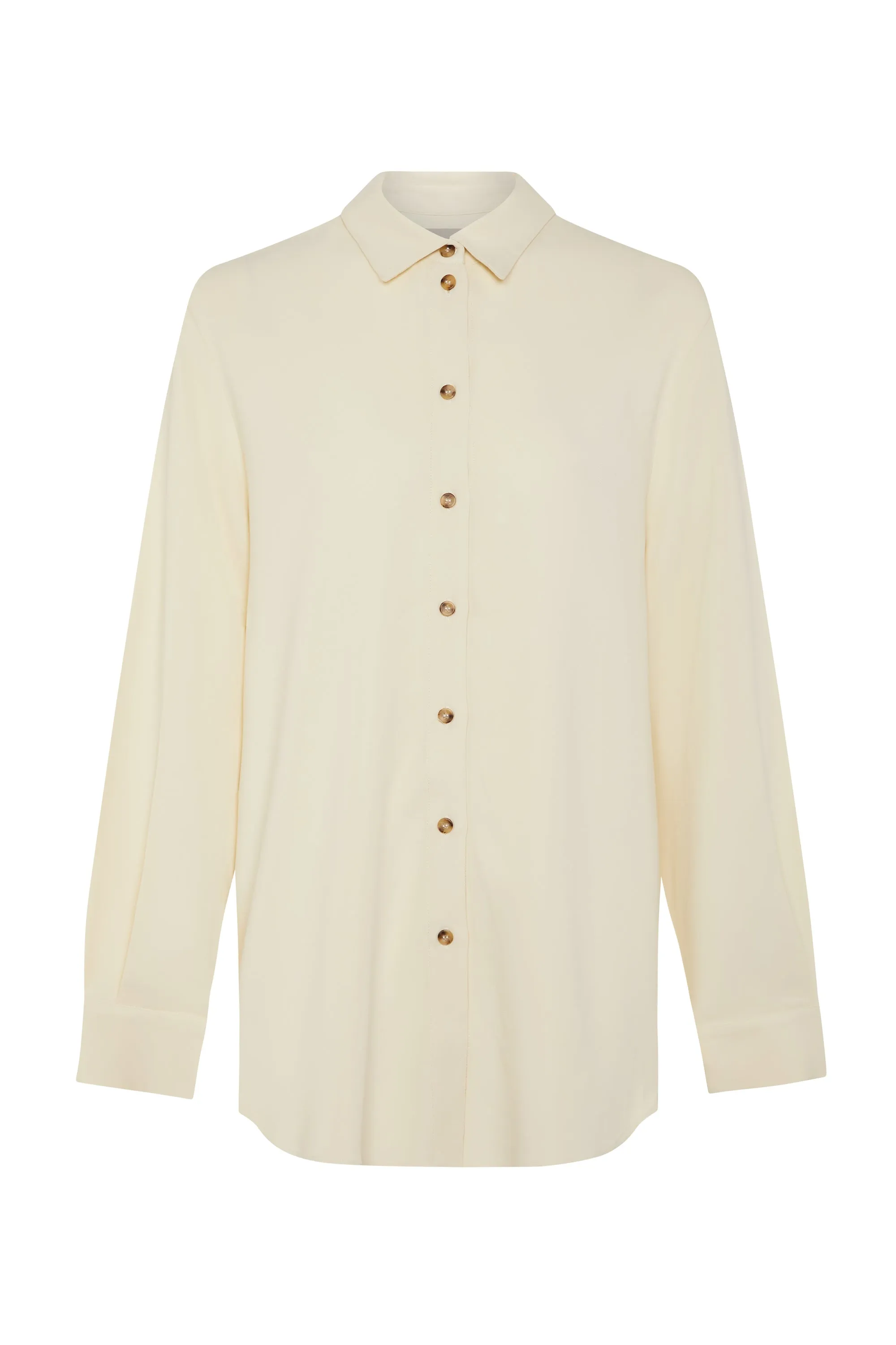 London Shirt Papyrus Viscose Crepe