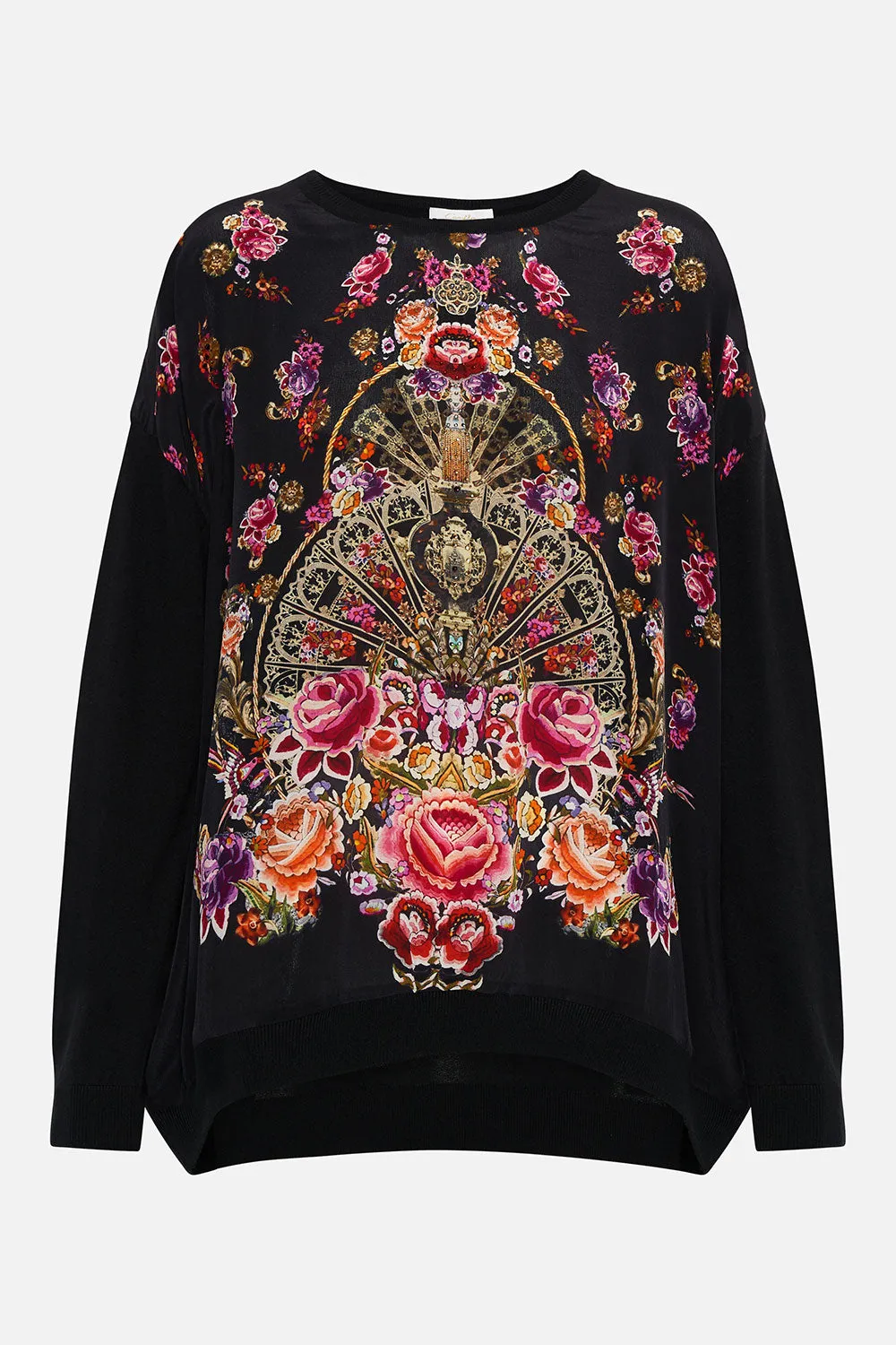 LONG SLEEVE JUMPER WITH PRINT FRONT DANCE WITH DUENDE