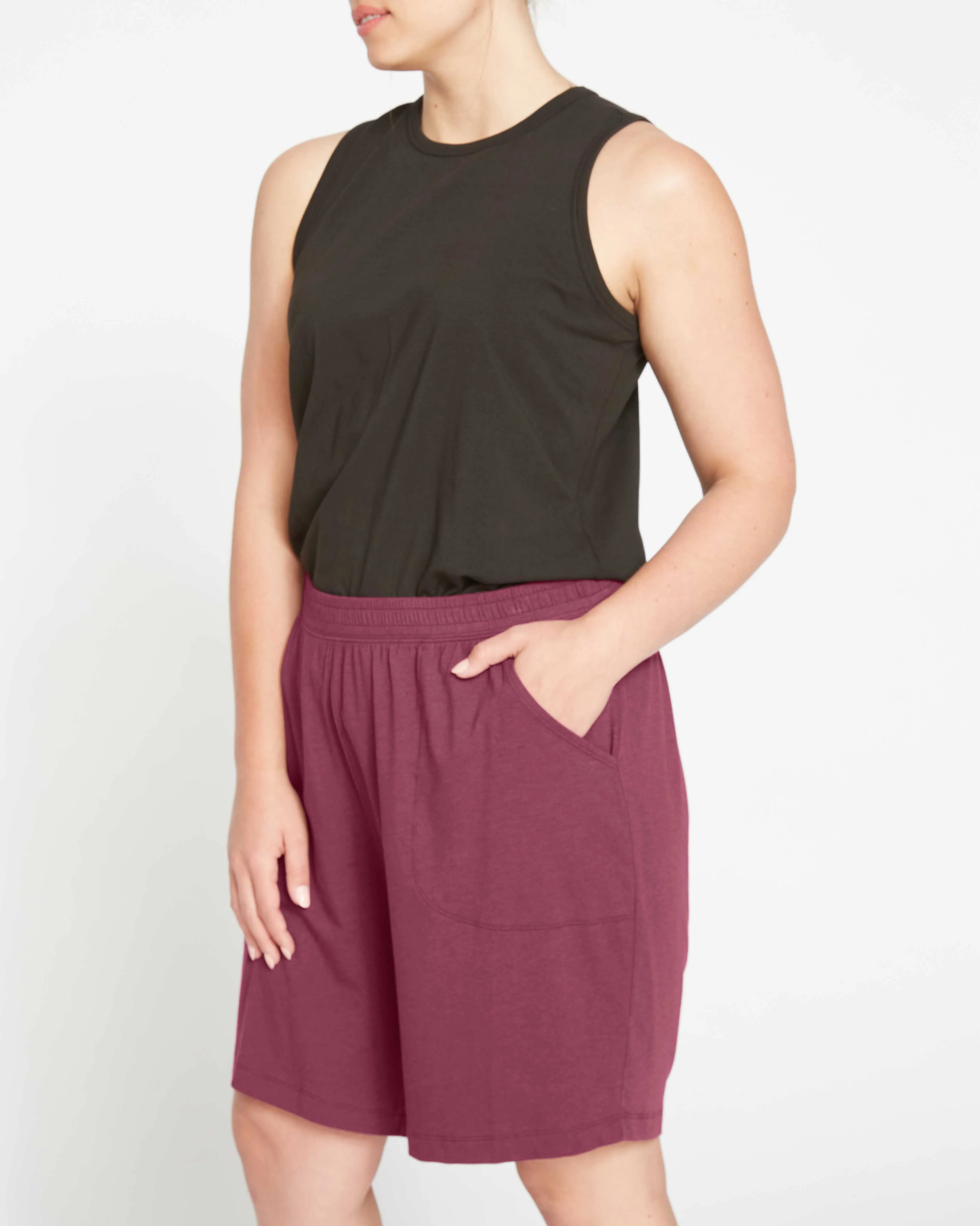 Lorelai Lounge Shorts - Plum