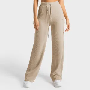 Luxe Wide Leg Pants - Stone