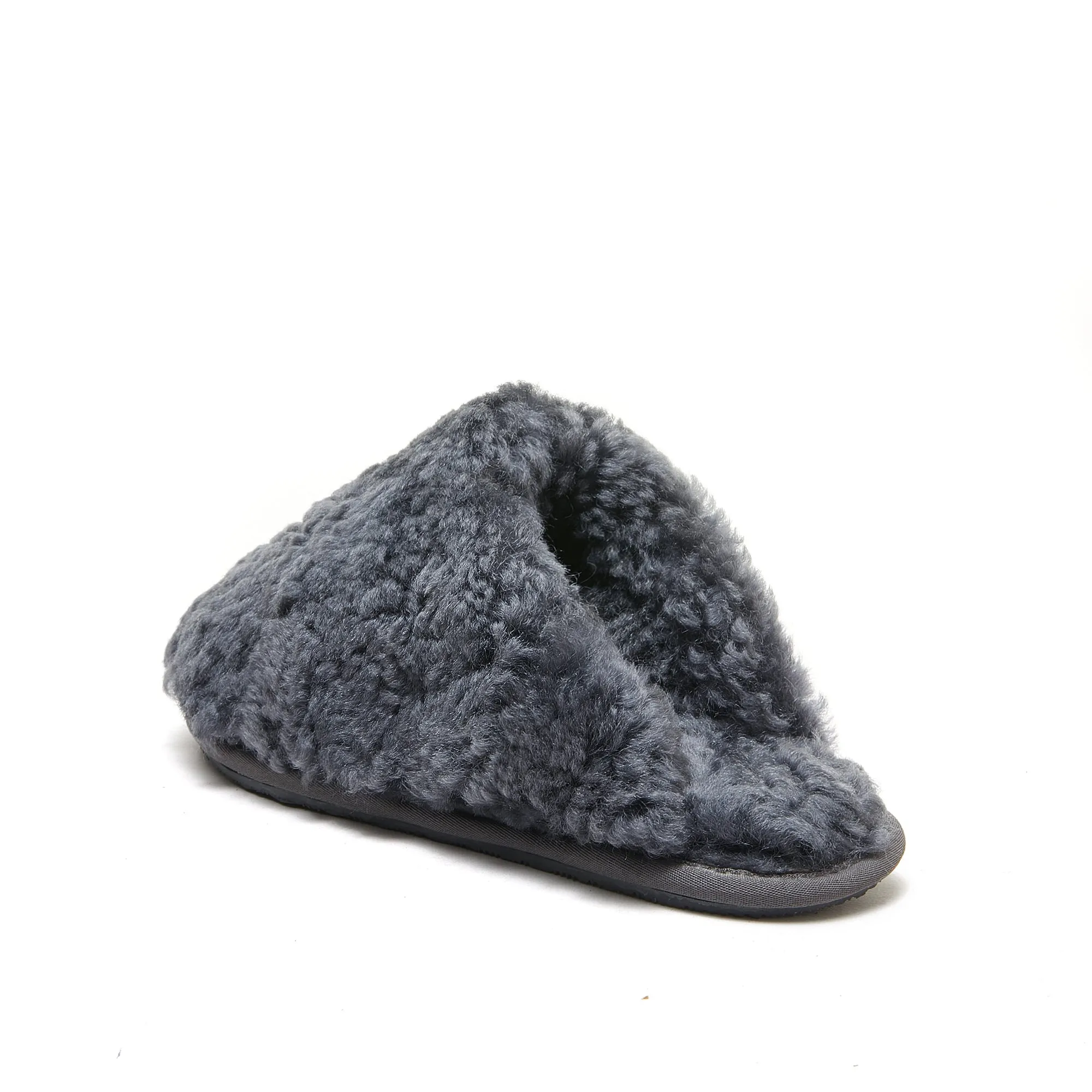 Marley - Curly Wool Slip-On - Men's Women's Unisex Premium Australian Sheepskin Slippers