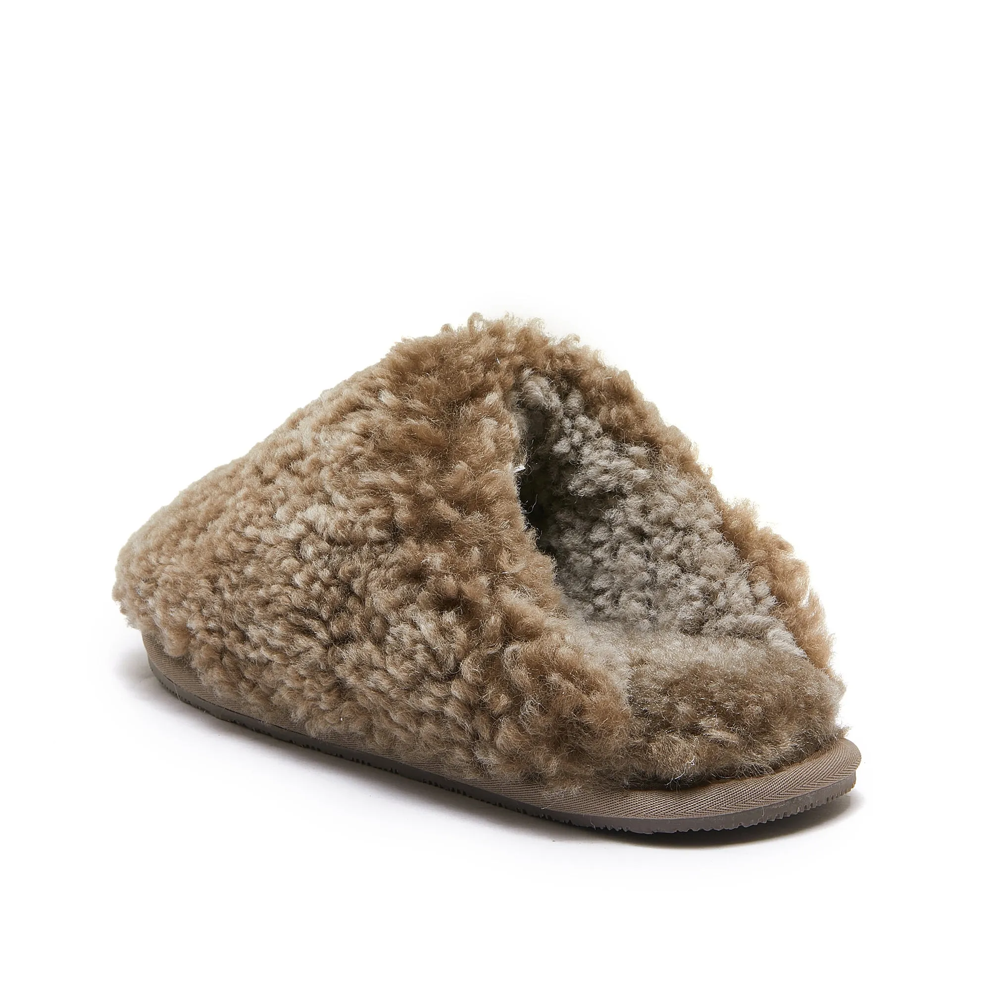 Marley - Curly Wool Slip-On - Men's Women's Unisex Premium Australian Sheepskin Slippers