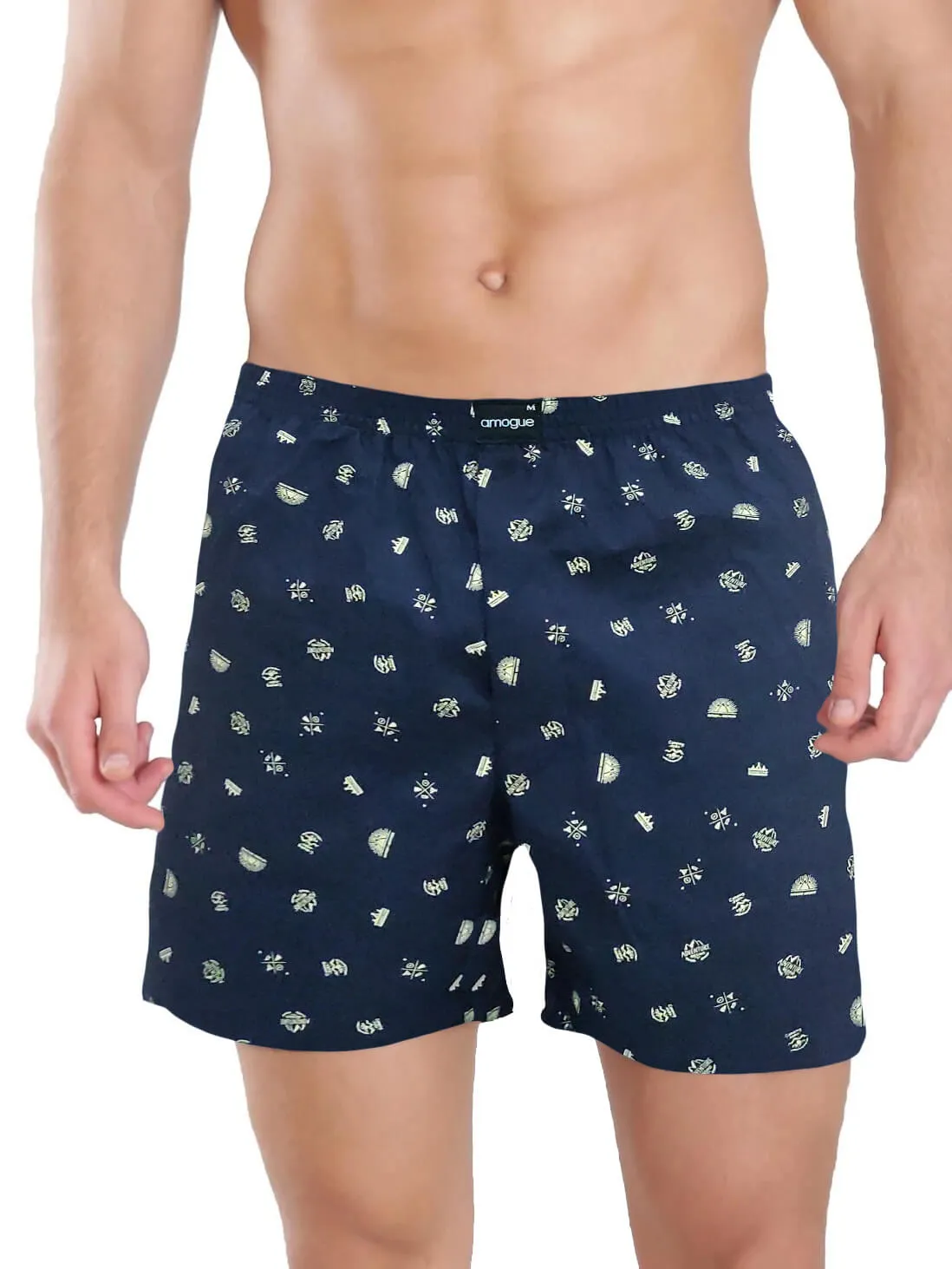 Maroon Pineapple Navy Funky Printed Boxer Combo