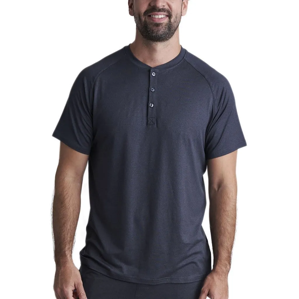 Men's Lounge Henley Shirt - CLOSEOUT