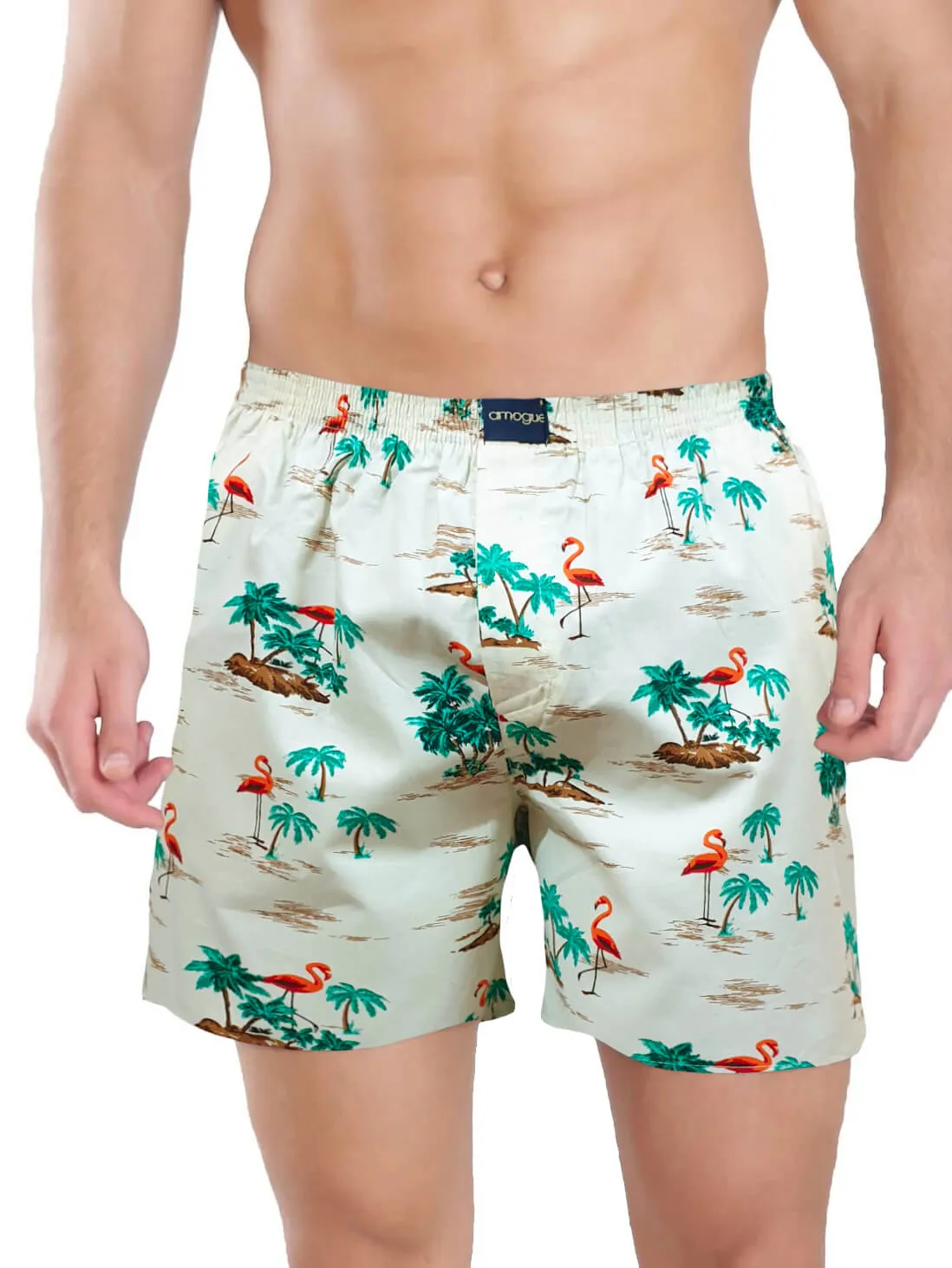 Multi Colour Printed Cotton Boxers For Men(Pack Of 4)