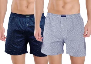 NavyFlower SkyDot 2 Boxers Combo