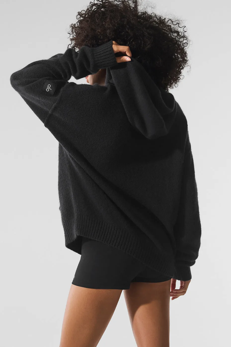 New Class Cashmere Hoodie - Black