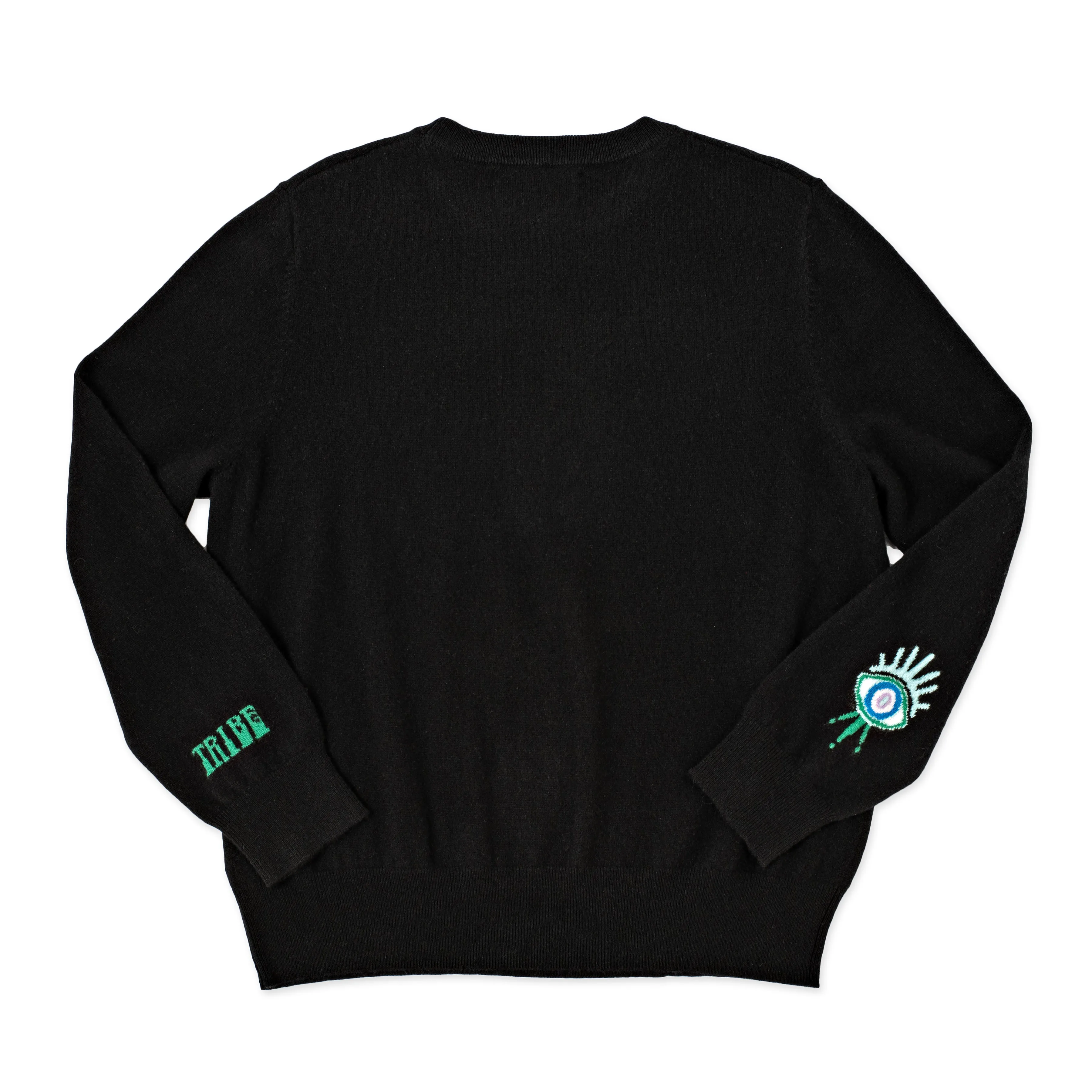 NSF x JA TRIBE EYE BLACK CASHMERE SWEATER