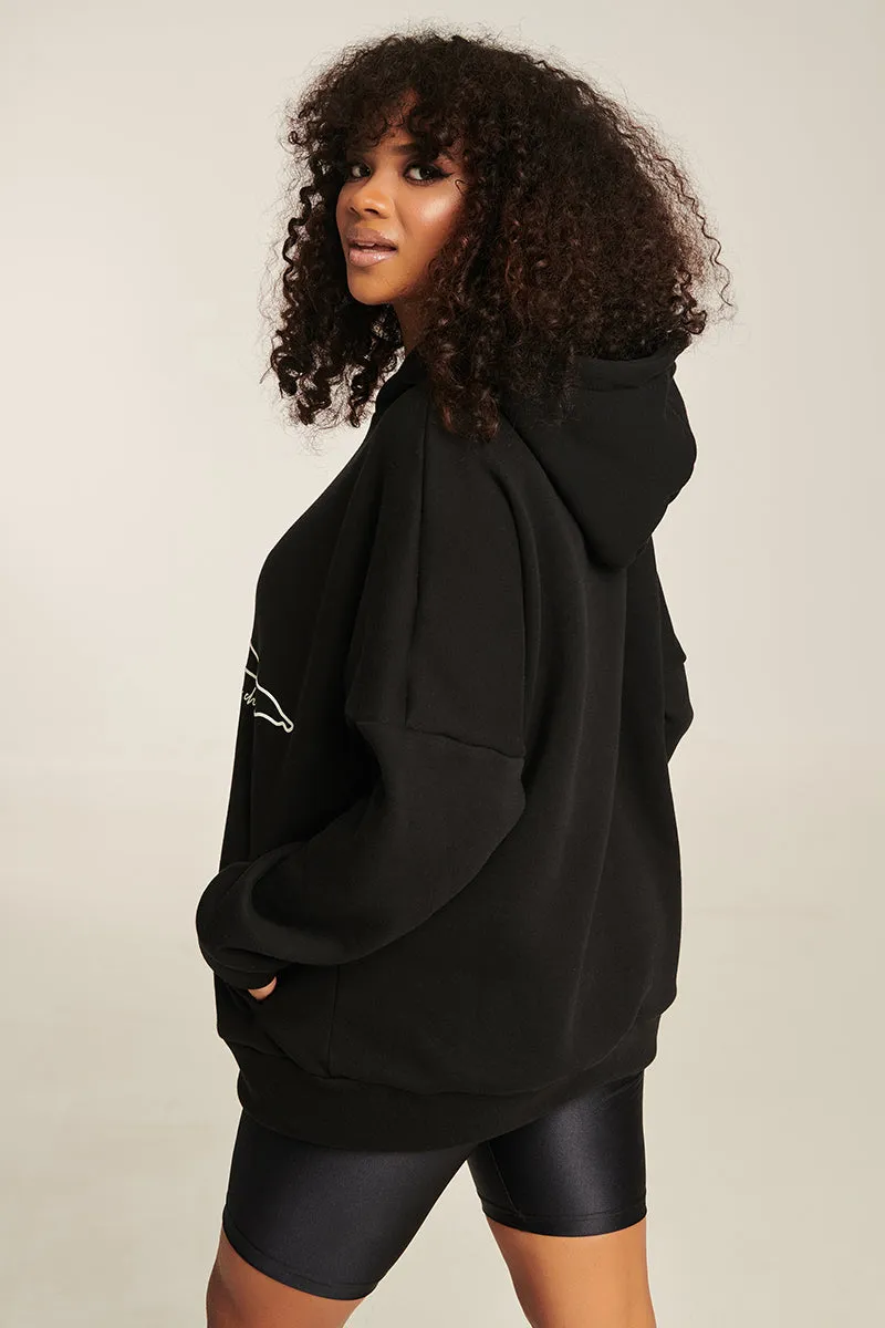 Paradise Chick Supreme Pole Dancer Hoodie - Black