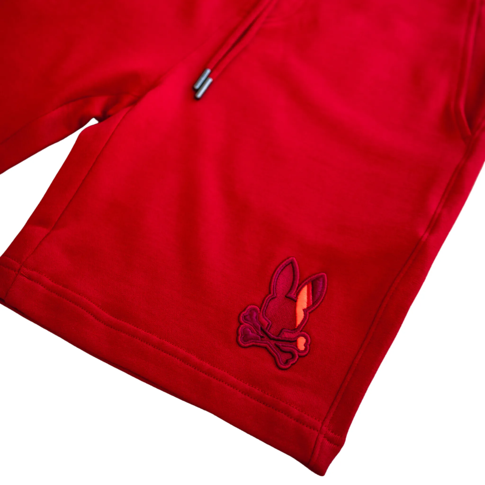 Psycho Bunny Apple Valley Embroidered Sweatshort (Red)