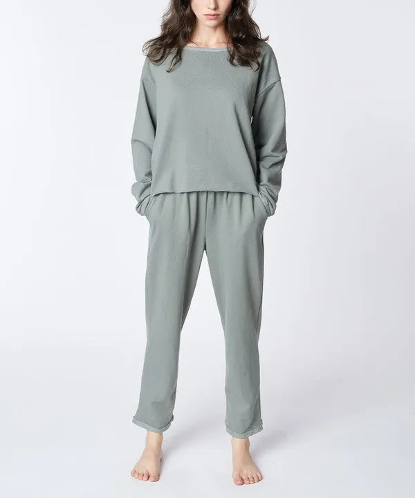 RECYCLED COTTON LOUNGEWEAR SET