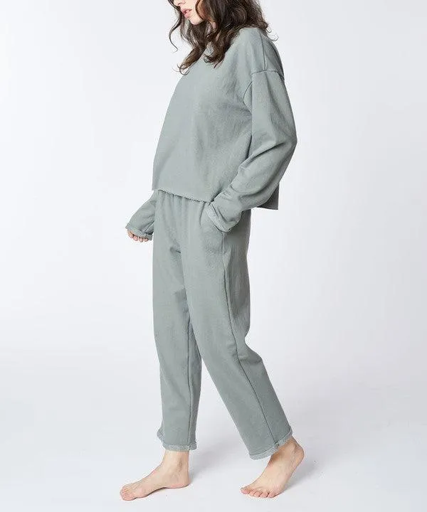 RECYCLED COTTON LOUNGEWEAR SET