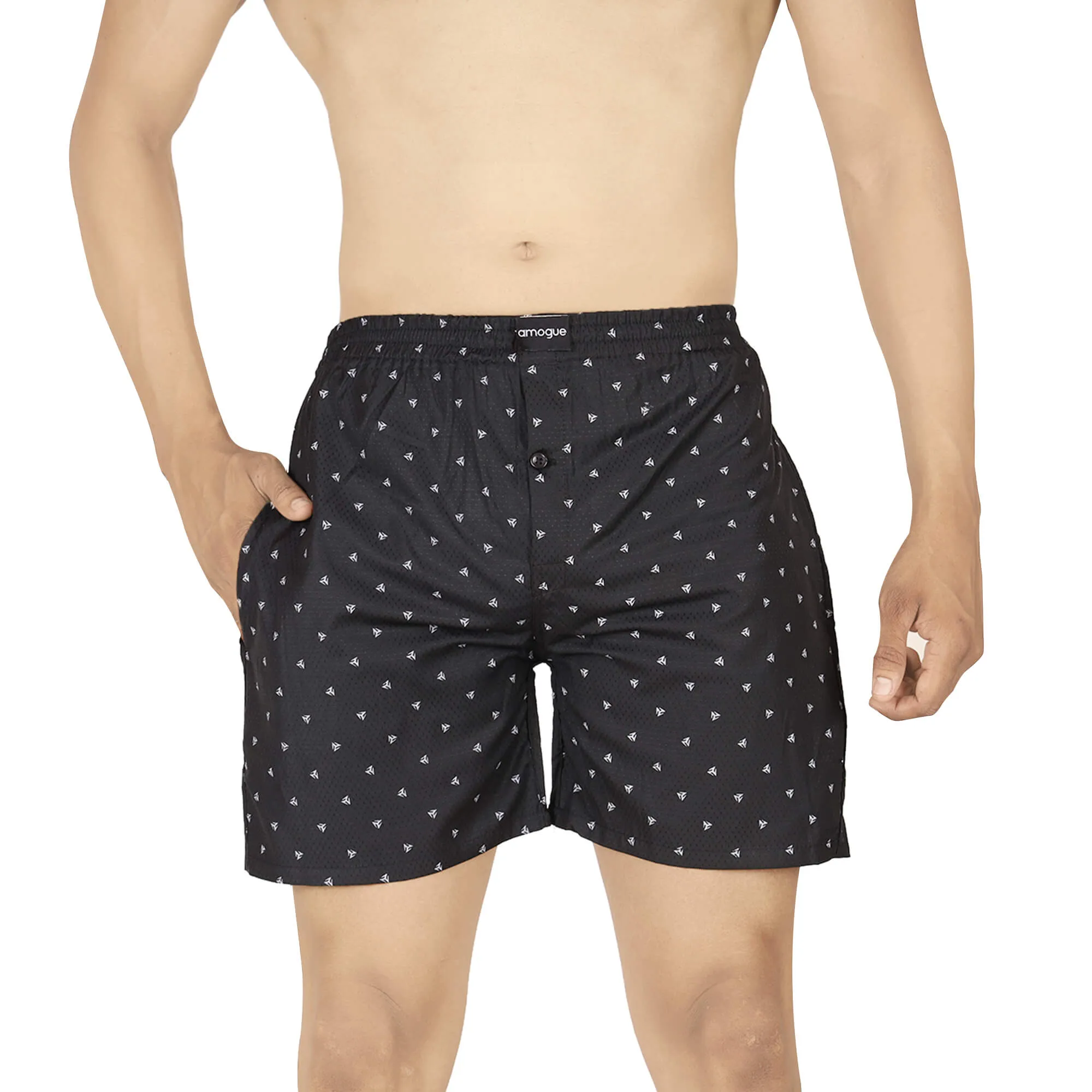 Red & Black Dotted Boxers Combo