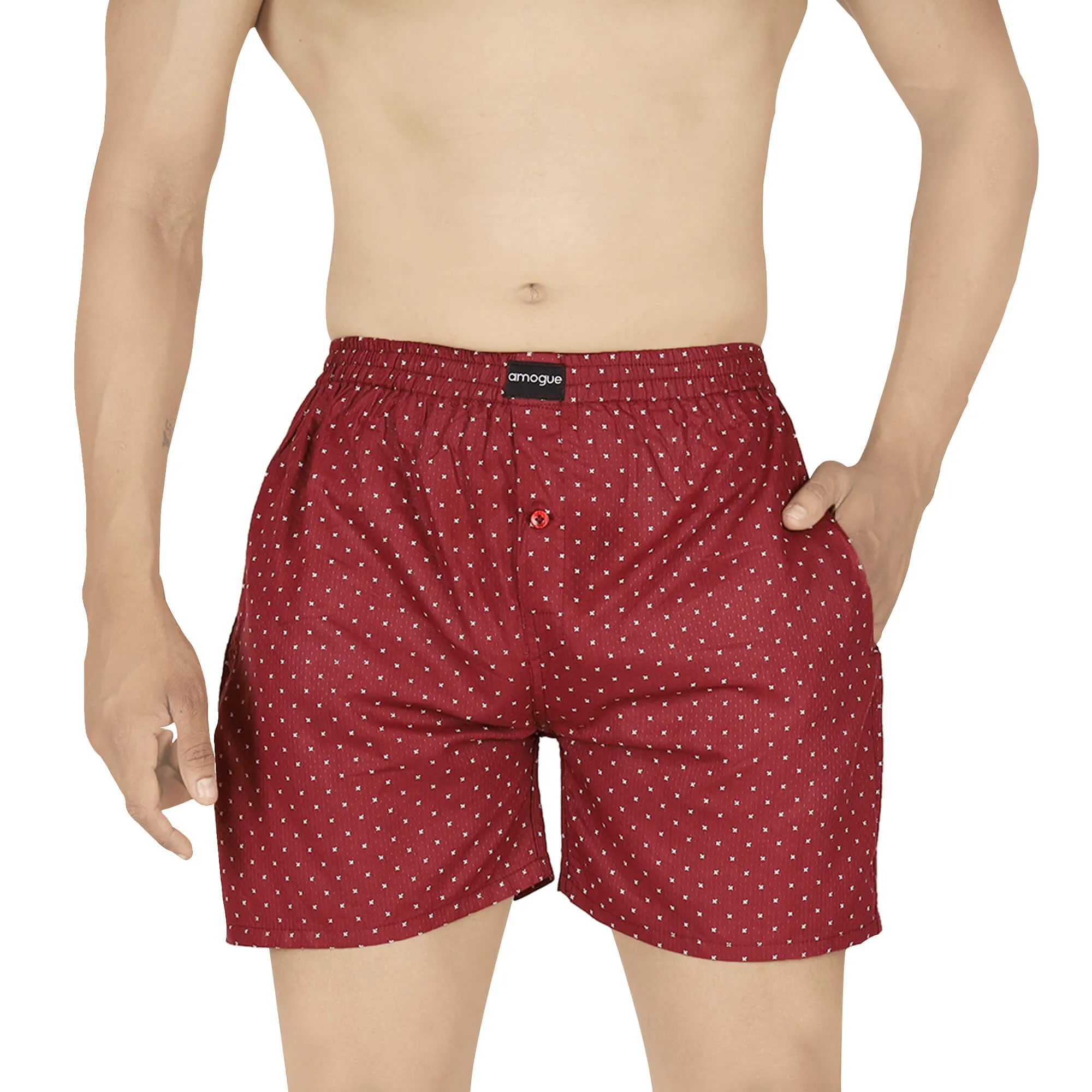 Red & Black Dotted Boxers Combo