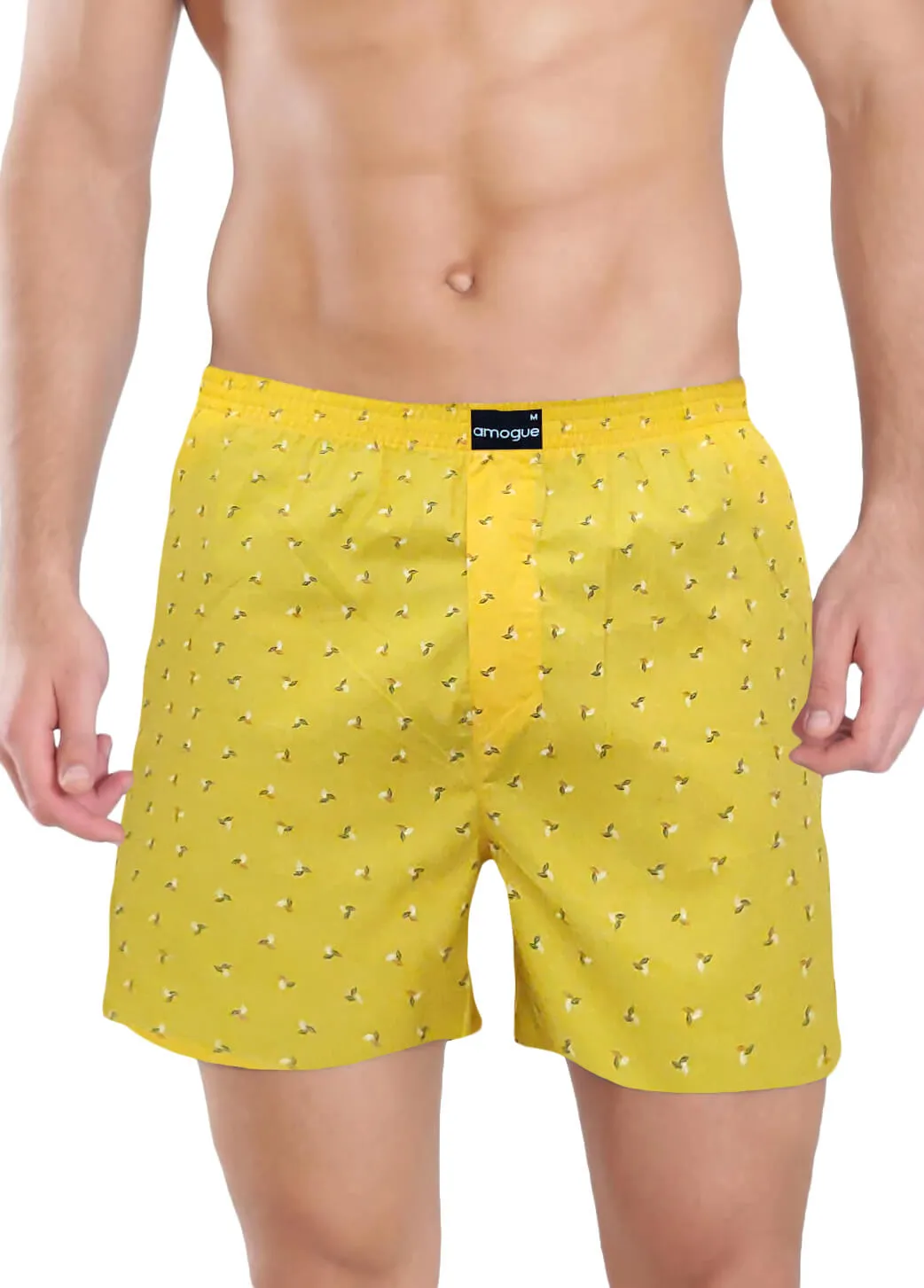 Red Navy Yellow Premium Printed Boxers