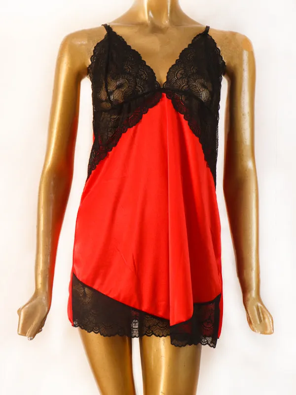 Red - Short Nighty For Women WSN04