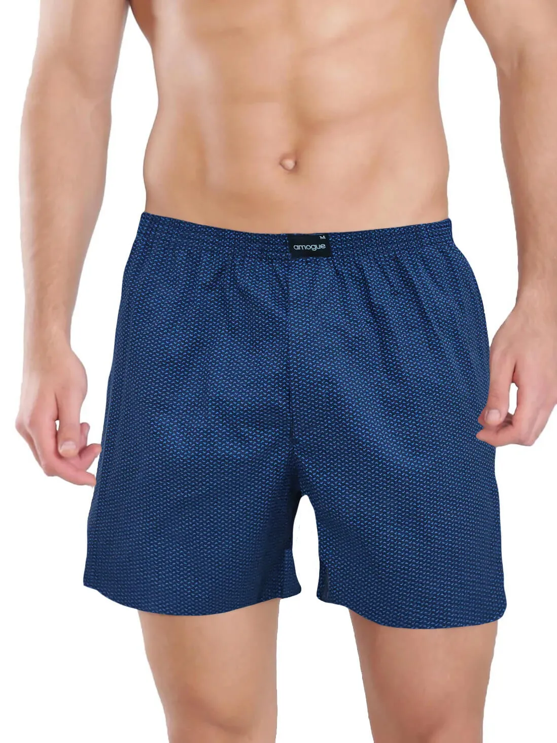 Red Teal Navy Funky Printed Boxer Combo