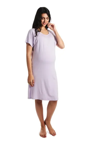 Rosa Hospital Gown Lavender