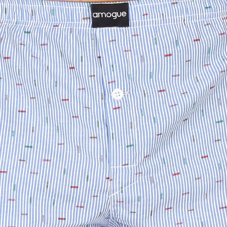 Sky Blue Mutli Orange FluroGreen Boxers Combo