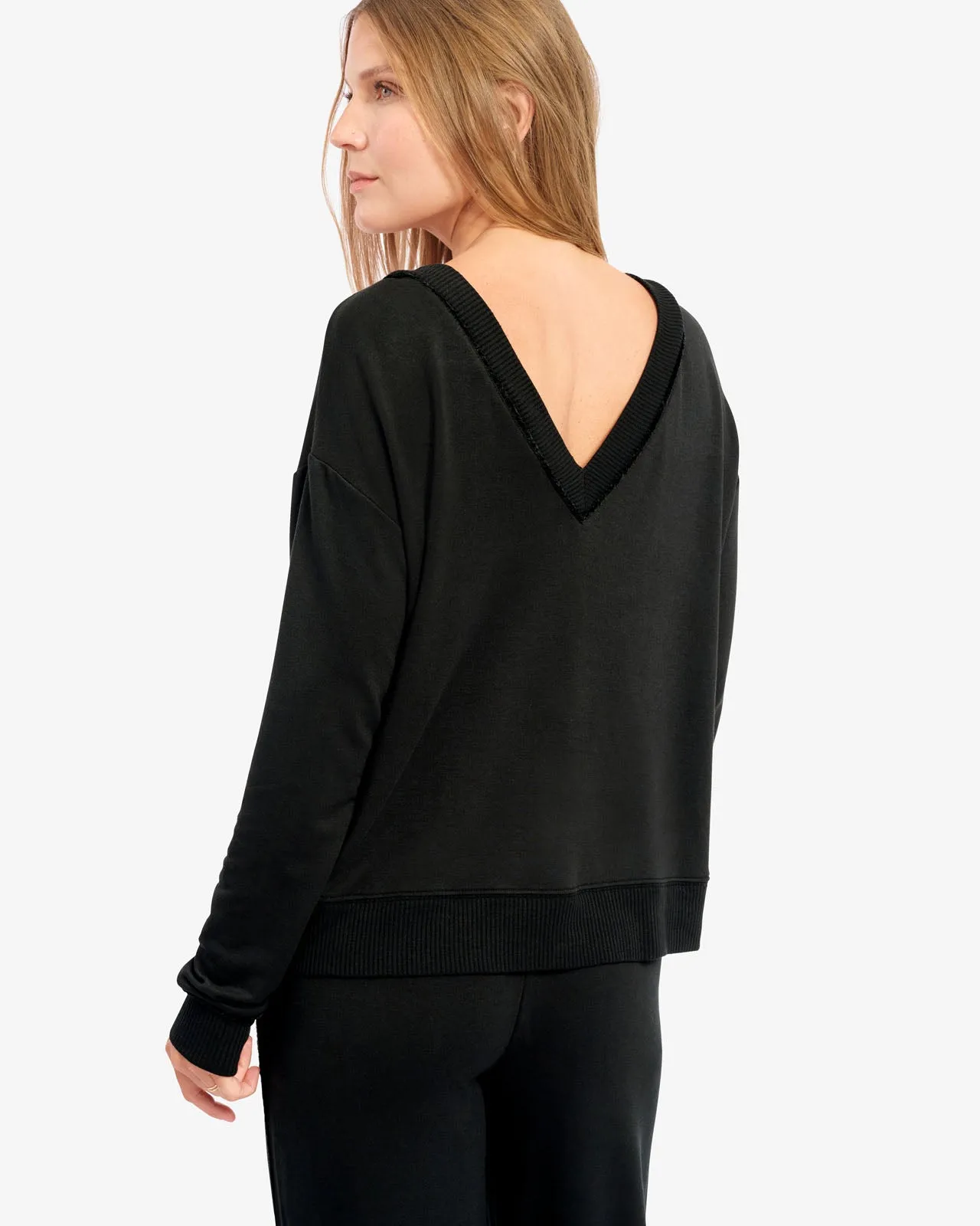 Supersoft Cloudberry V-Neck Pullover