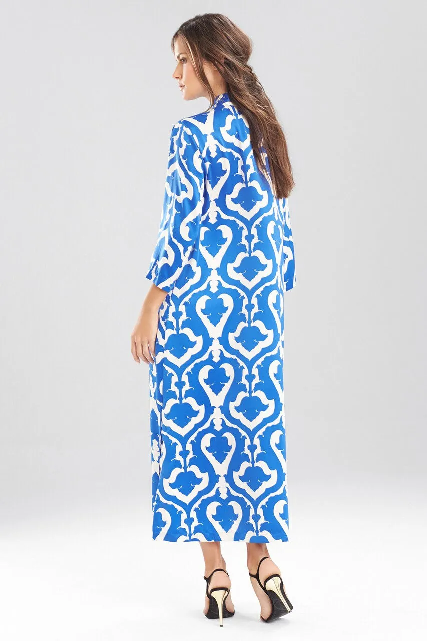 Tapestry Printed Charmeuse Caftan