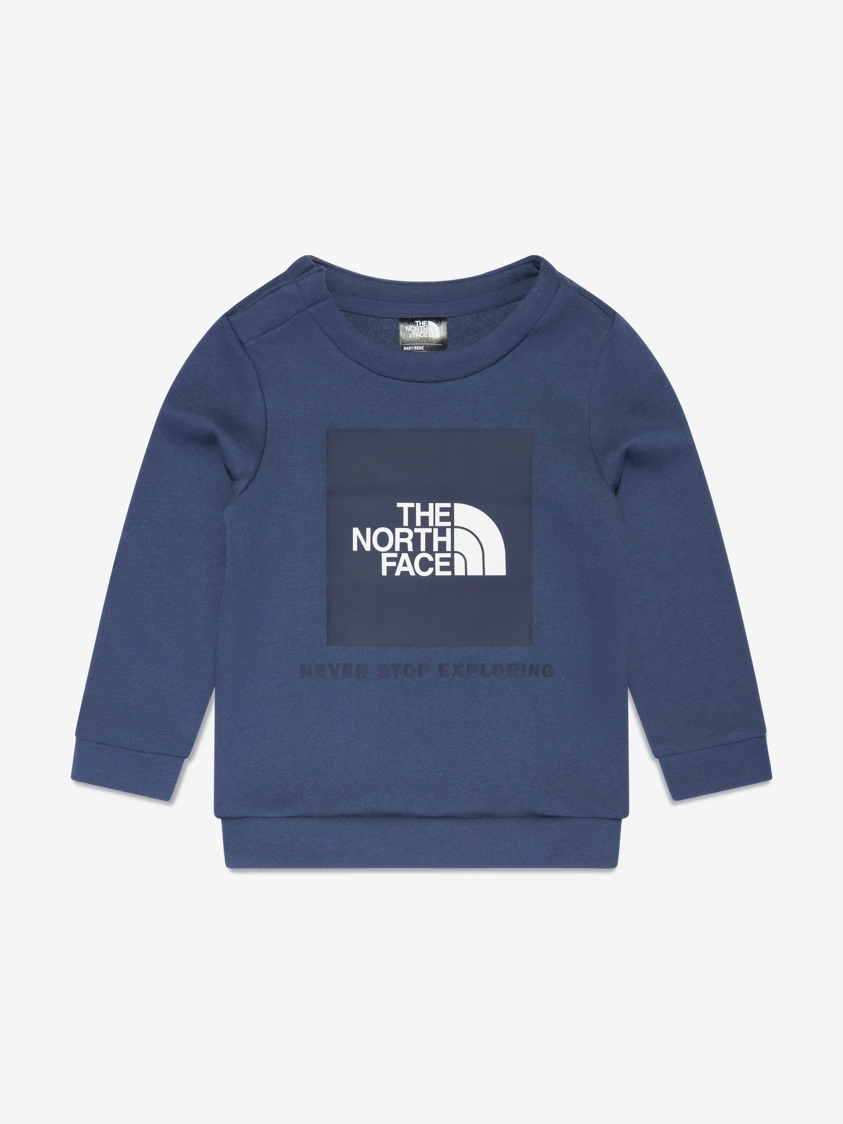 The North Face Baby Boys Cotton Fleece Tracksuit in Blue