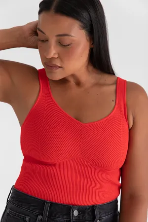 The Sweater: Tank - Cherry