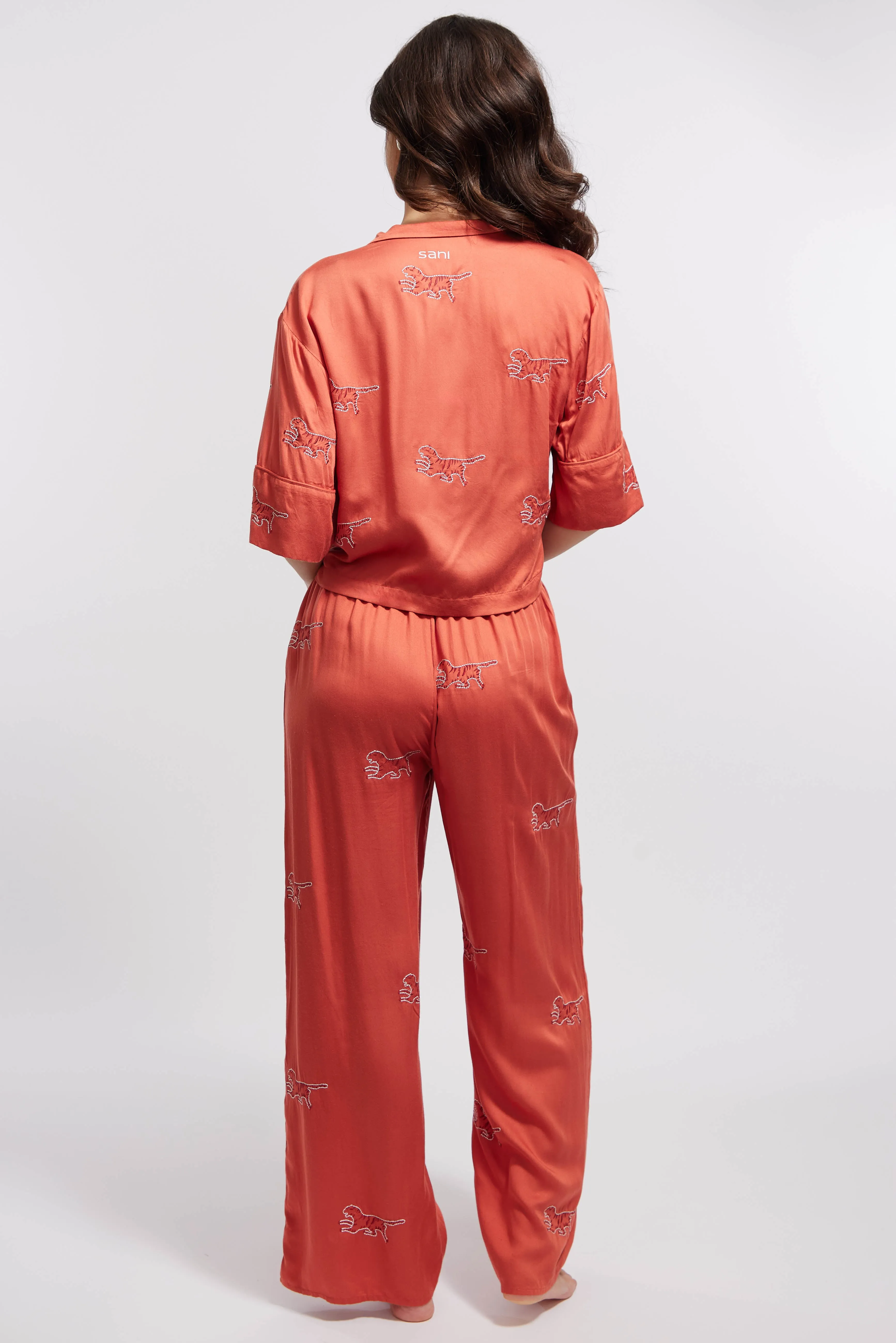 Tiger Loungewear Set - Rose at Dawn (Coral)