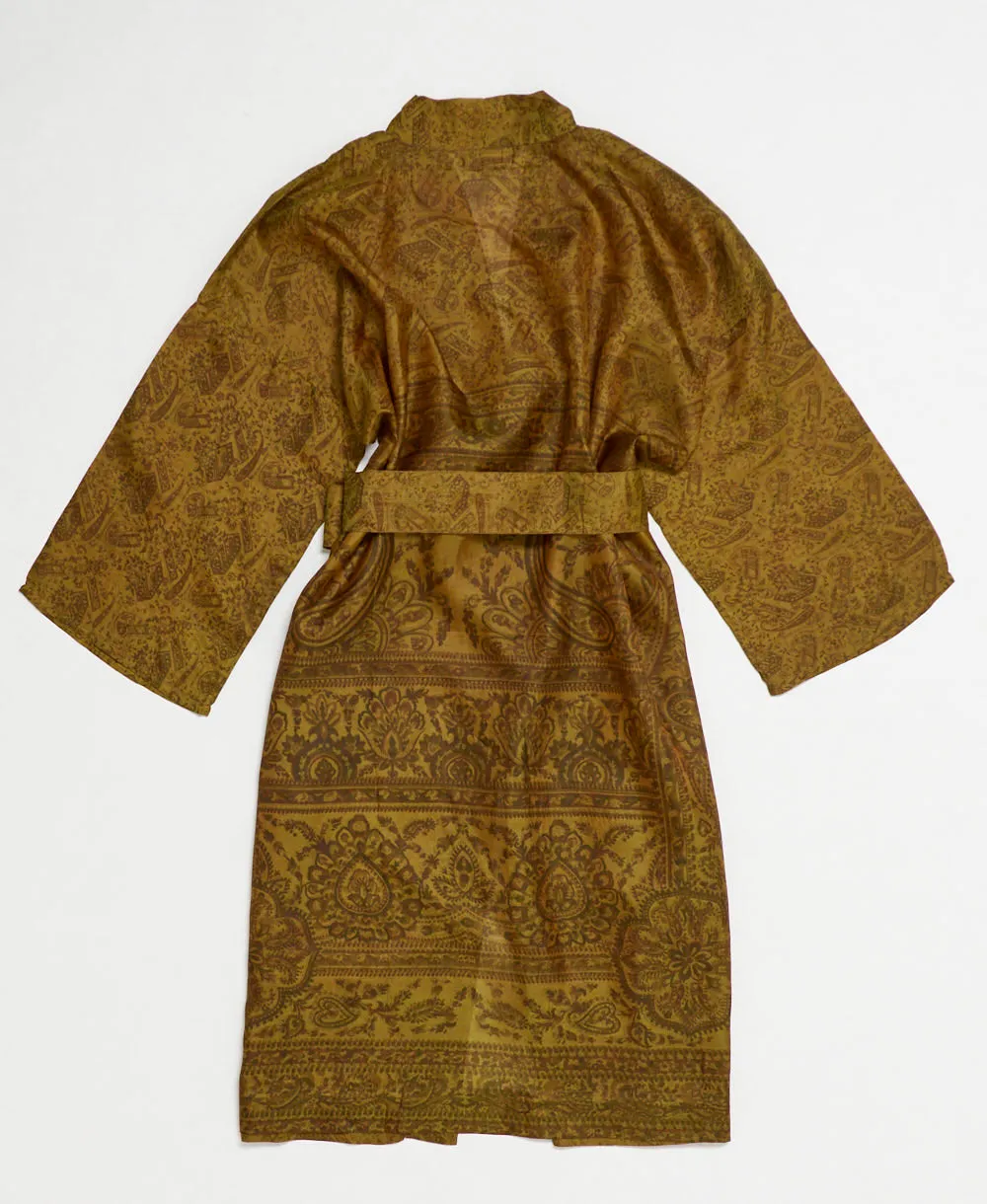 Vintage Silk Robe - No. 240612 - Medium