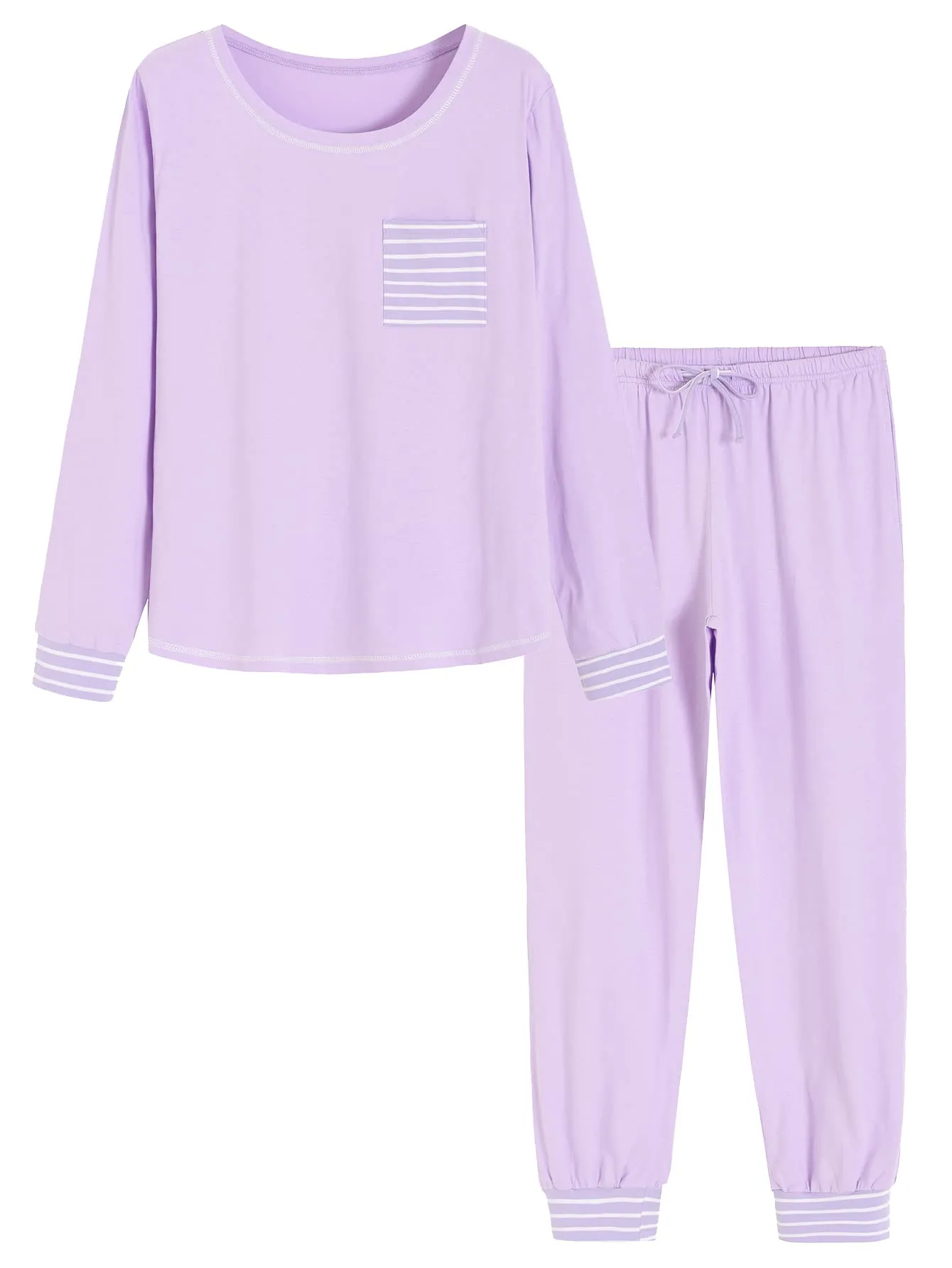 Women's Cotton Pajama Set Long Sleeve Sleepwear