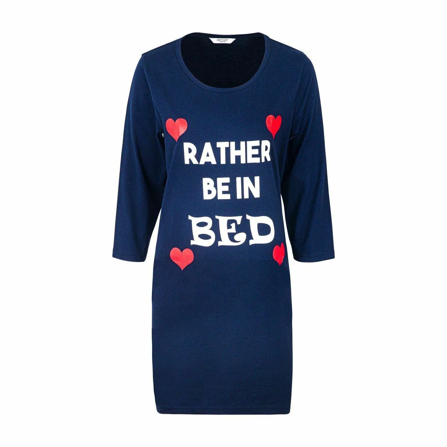 Womens Long Sleeve Cotton Nighty