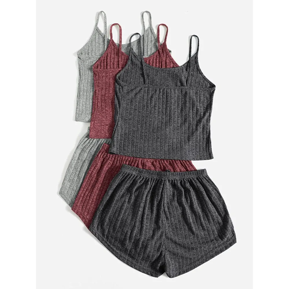 Women's Tank Top And Shorts Pajama Set